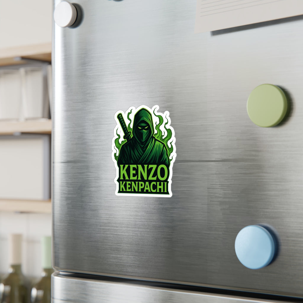 Kenzo Kenpachi Vinyl Decals | Anime Wall Art, Stickers for Fans, Home Decor, Laptop Decoration, Gift Ideas