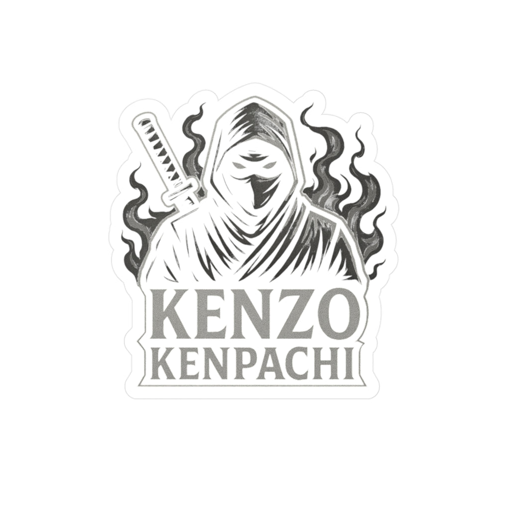 Kenzo Kenpachi Vinyl Decals | Anime Wall Art, Stickers for Fans, Home Decor, Laptop Decoration, Gift Ideas