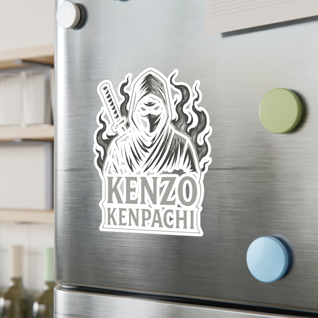 Kenzo Kenpachi Vinyl Decals | Anime Wall Art, Stickers for Fans, Home Decor, Laptop Decoration, Gift Ideas