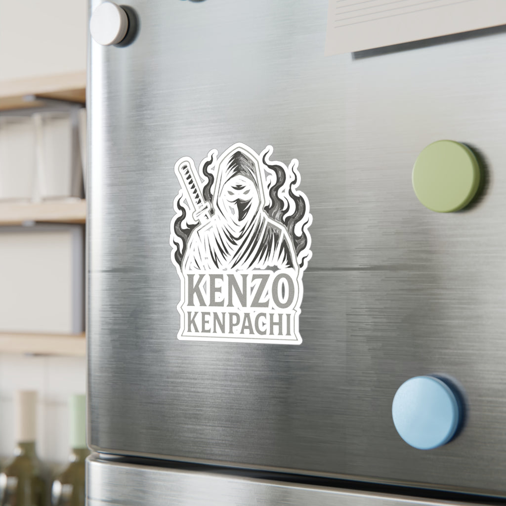 Kenzo Kenpachi Vinyl Decals | Anime Wall Art, Stickers for Fans, Home Decor, Laptop Decoration, Gift Ideas