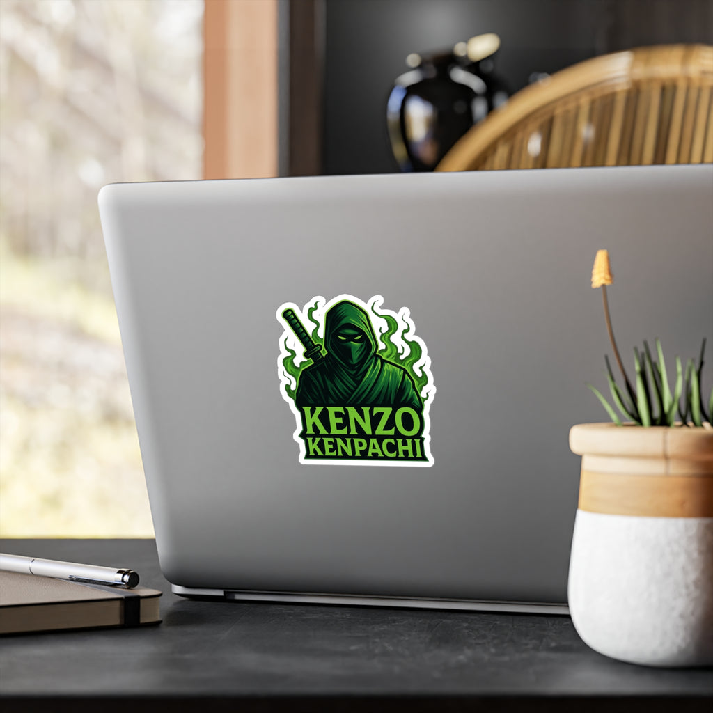 Kenzo Kenpachi Vinyl Decals | Anime Wall Art, Stickers for Fans, Home Decor, Laptop Decoration, Gift Ideas