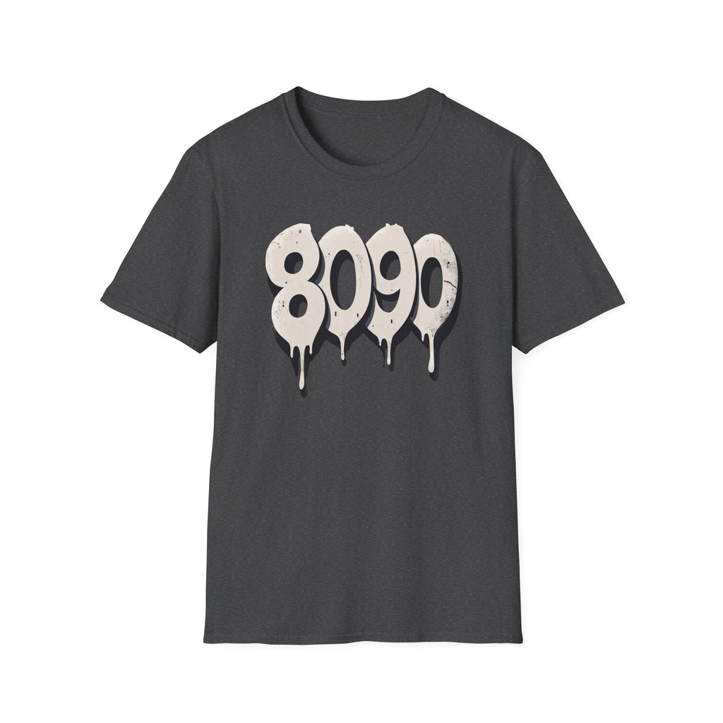 8-0-9-0 Crew Basic Graphic T-Shirt, Unisex Softstyle Tee, Casual Wear