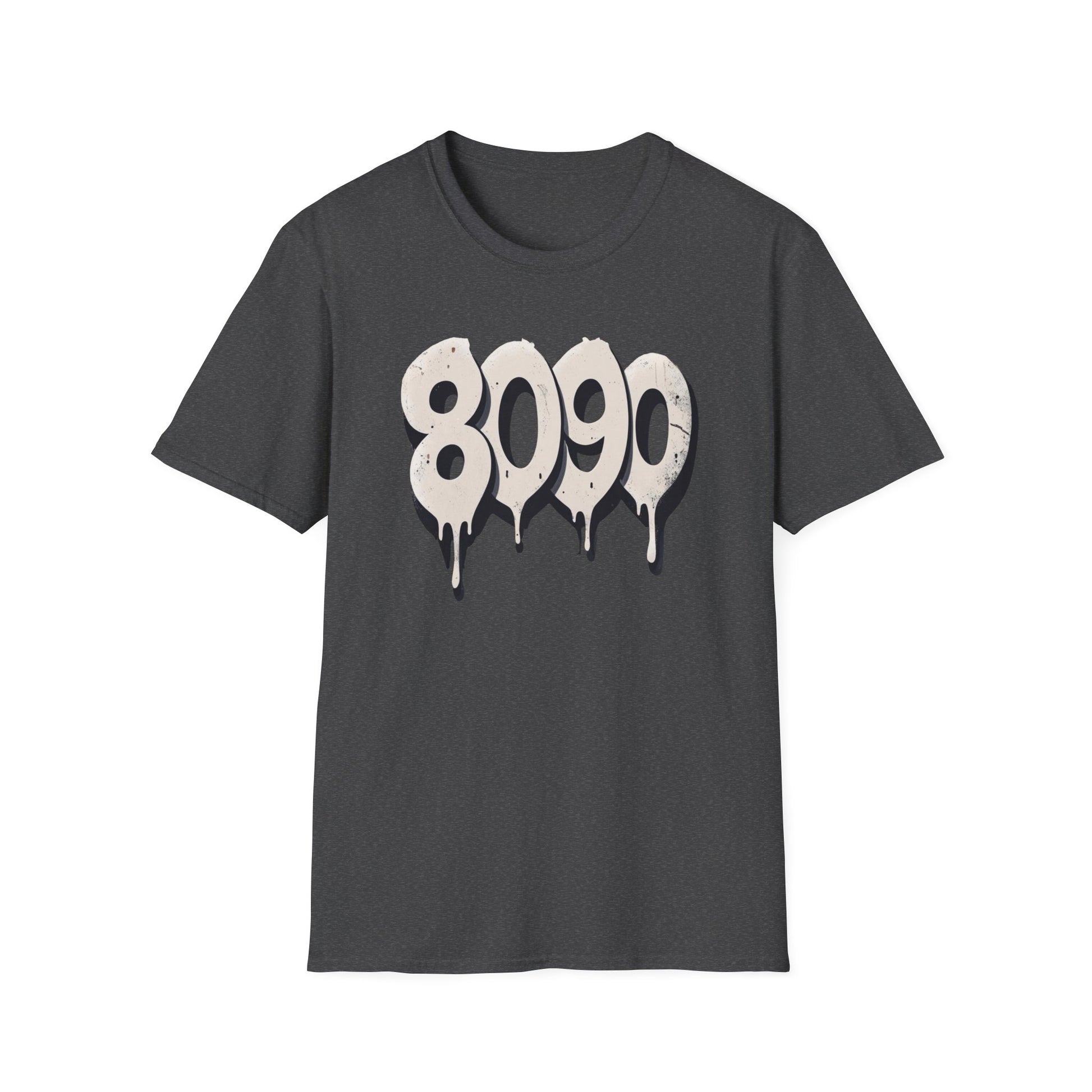 8-0-9-0 Crew Basic Graphic T-Shirt, Unisex Softstyle Tee, Casual Wear