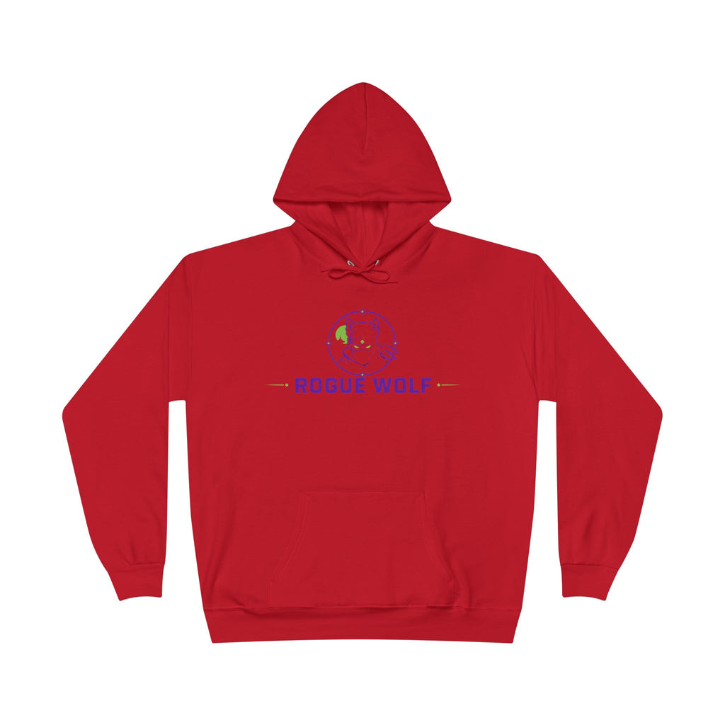 Rogue Wolf 'Lightswitch Lounge' Graphic Hoodie — Retro Neon B-Side Pullover
