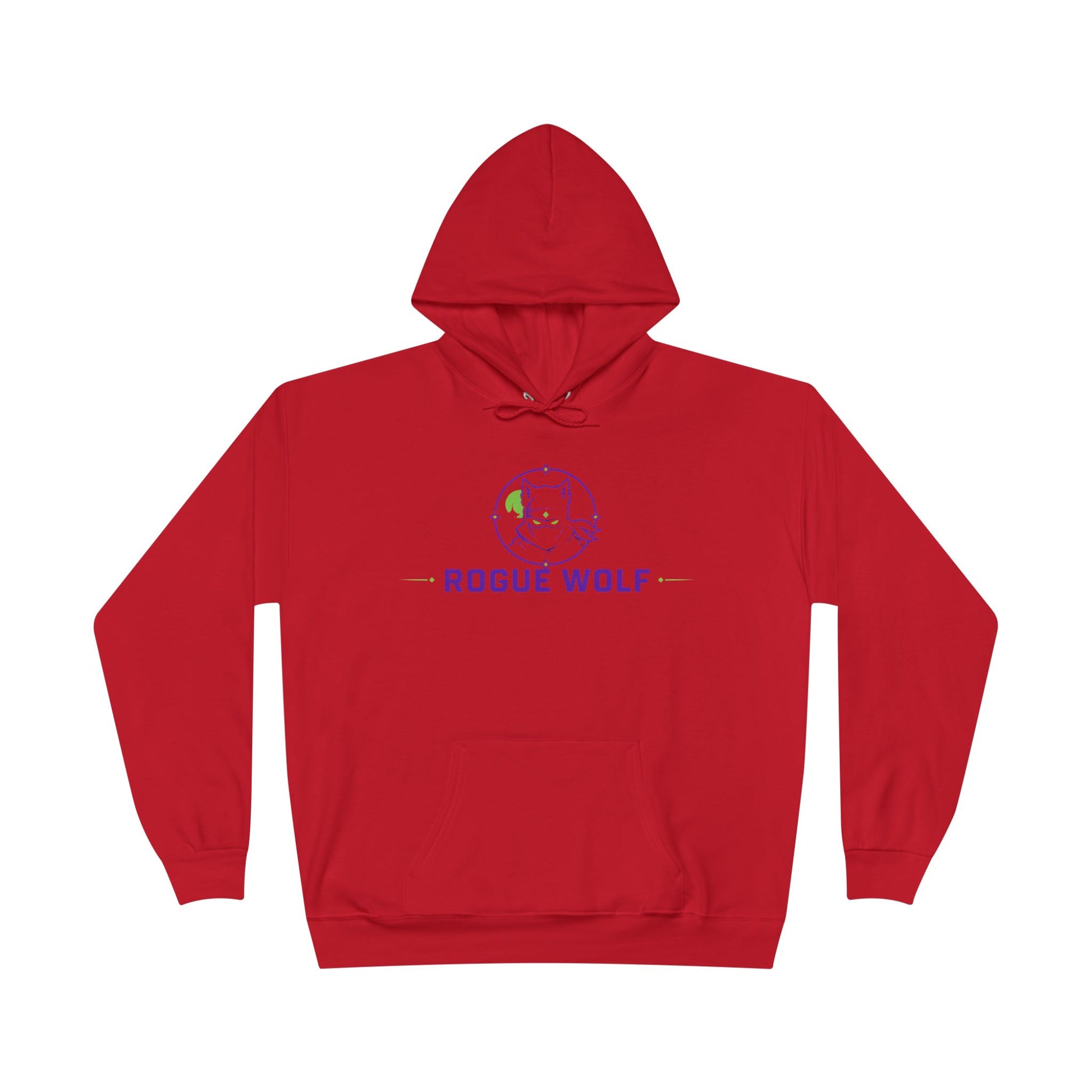 Rogue Wolf 'Lightswitch Lounge' Graphic Hoodie — Retro Neon B-Side Pullover