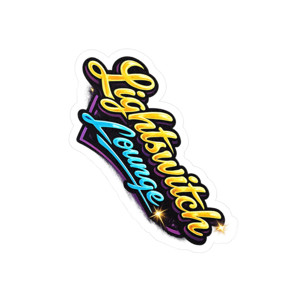 Lightswitch Lounge DJ Stream Sticker — Kenzo Live Kiss-Cut Vinyl Decal