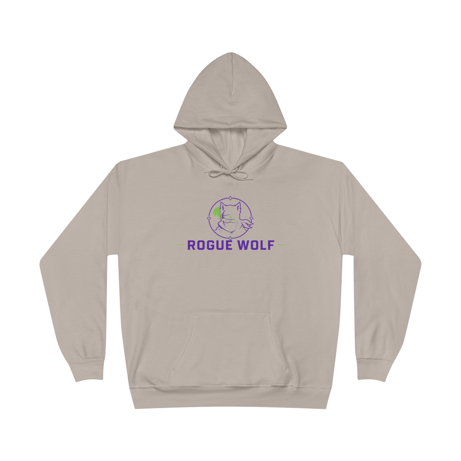 Rogue Wolf 'Lightswitch Lounge' Graphic Hoodie — Retro Neon B-Side Pullover Style 2