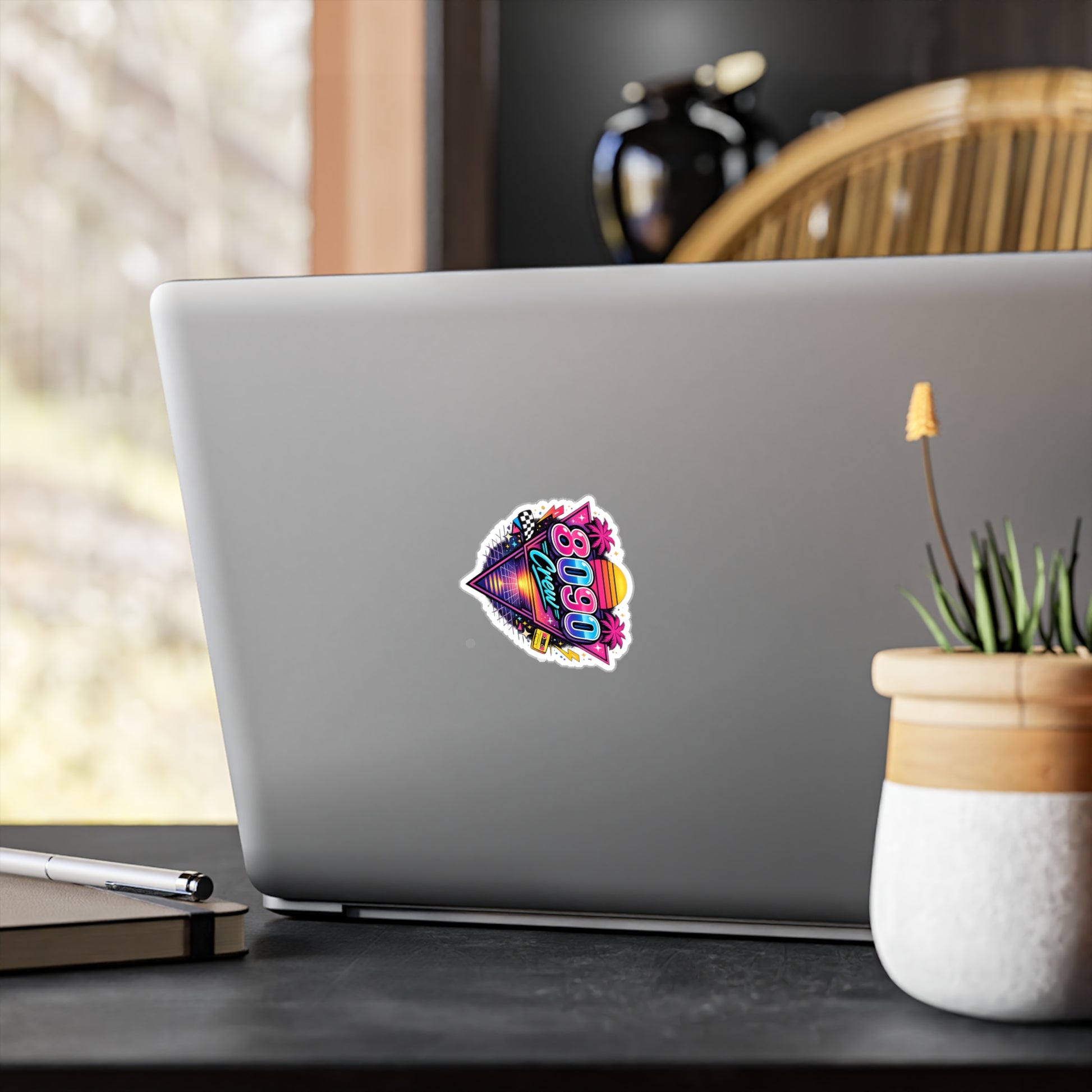 Crew Sticker — 8-0-9-0 for Kenzo's Lightswitch Lounge DJ Livestream (Kiss-Cut Vinyl Decal)