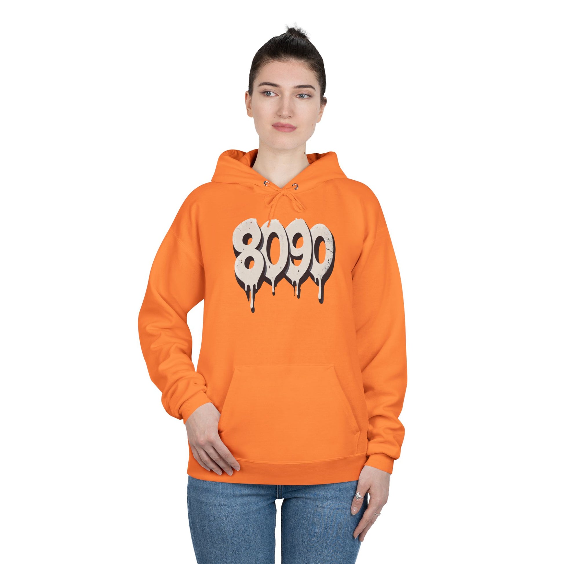 8-0-9-0 Crew Basic Hoodie | Unique Graphic Pullover Sweatshirt for Music Lovers