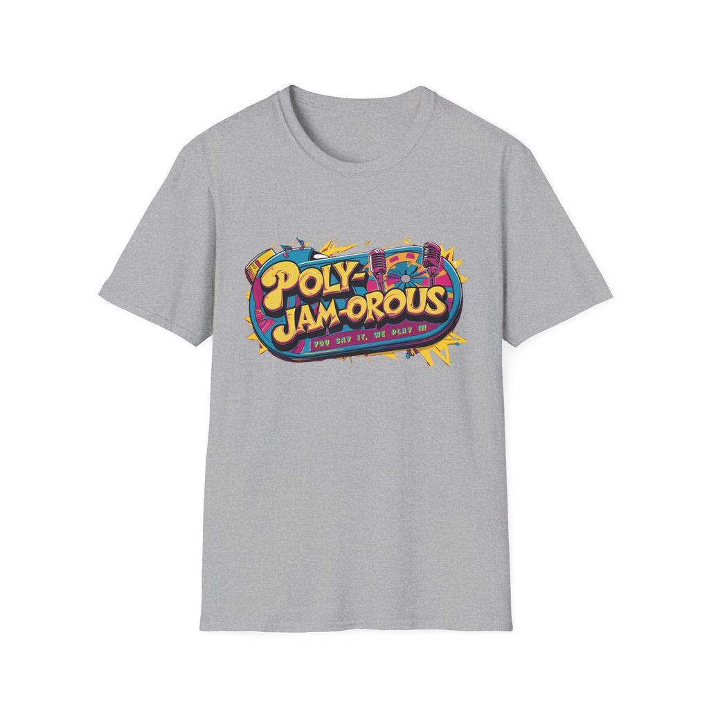 PolyJAMorous Jukebox Graphic T-Shirt, Unisex Softstyle Tee, Casual Wear