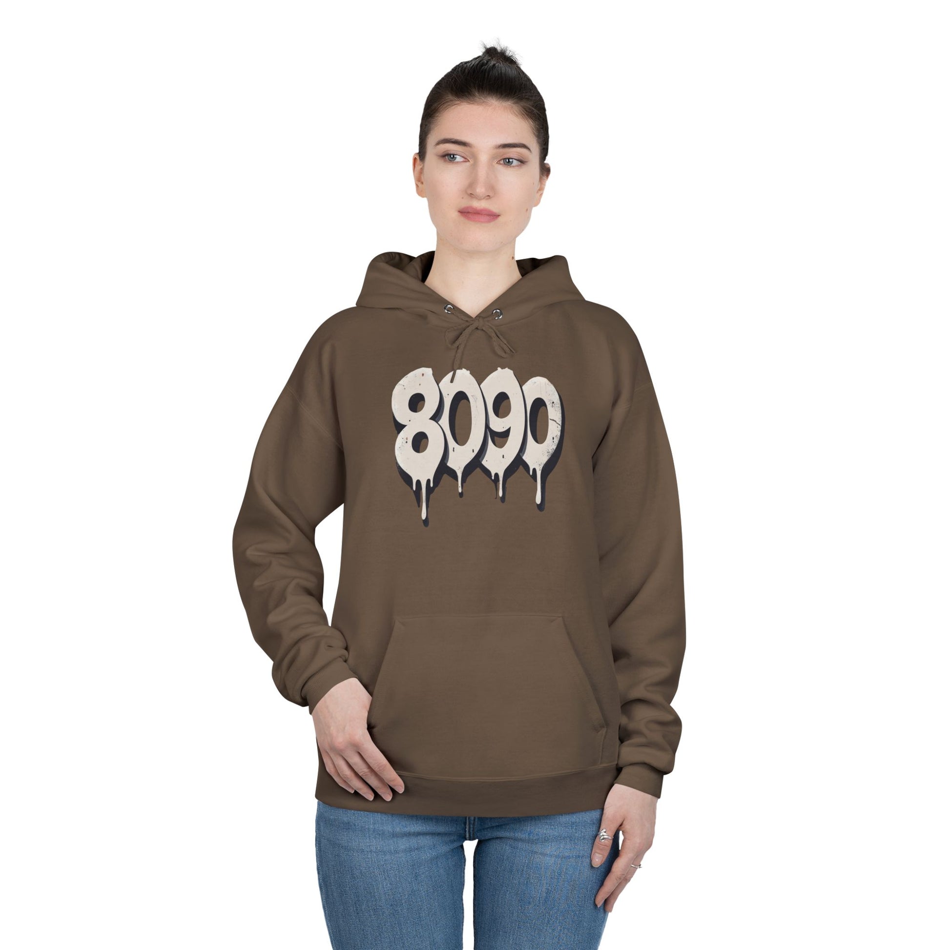 8-0-9-0 Crew Basic Hoodie | Unique Graphic Pullover Sweatshirt for Music Lovers