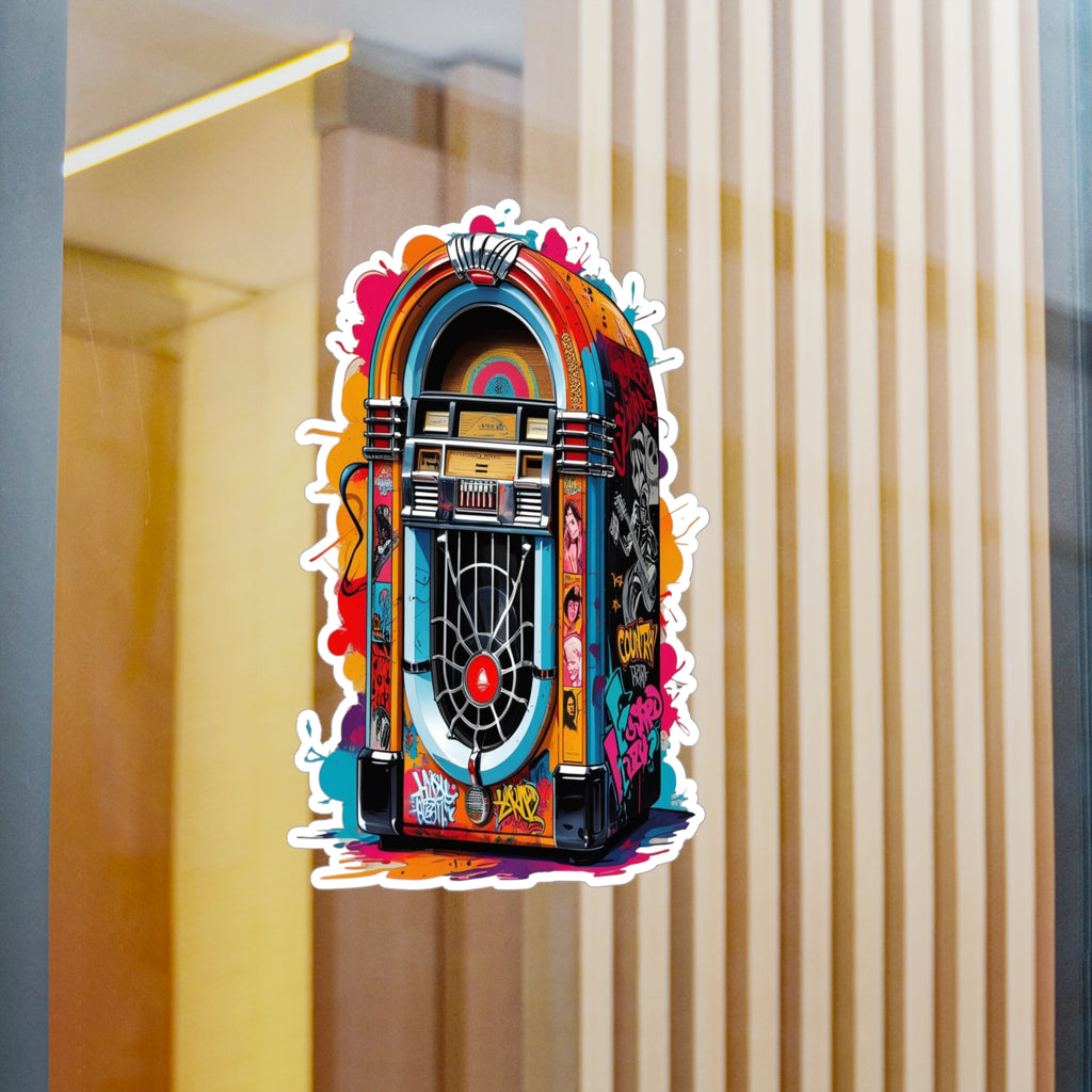 Jukebox Vinyl Decals | Anime Wall Art, Stickers for Fans, Home Decor, Laptop Decoration, Gift Ideas