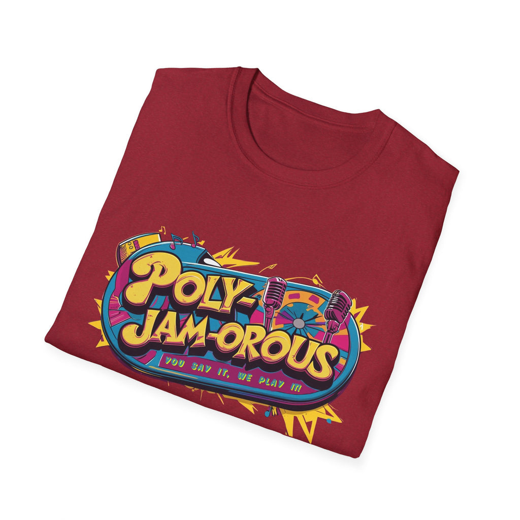 PolyJAMorous Jukebox Graphic T-Shirt, Unisex Softstyle Tee, Casual Wear