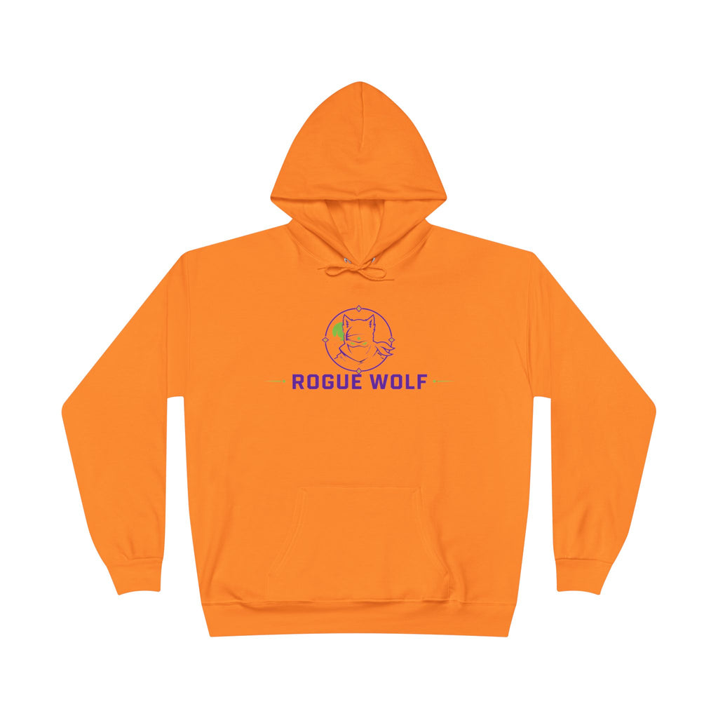 Rogue Wolf 'Lightswitch Lounge' Graphic Hoodie — Retro Neon B-Side Pullover