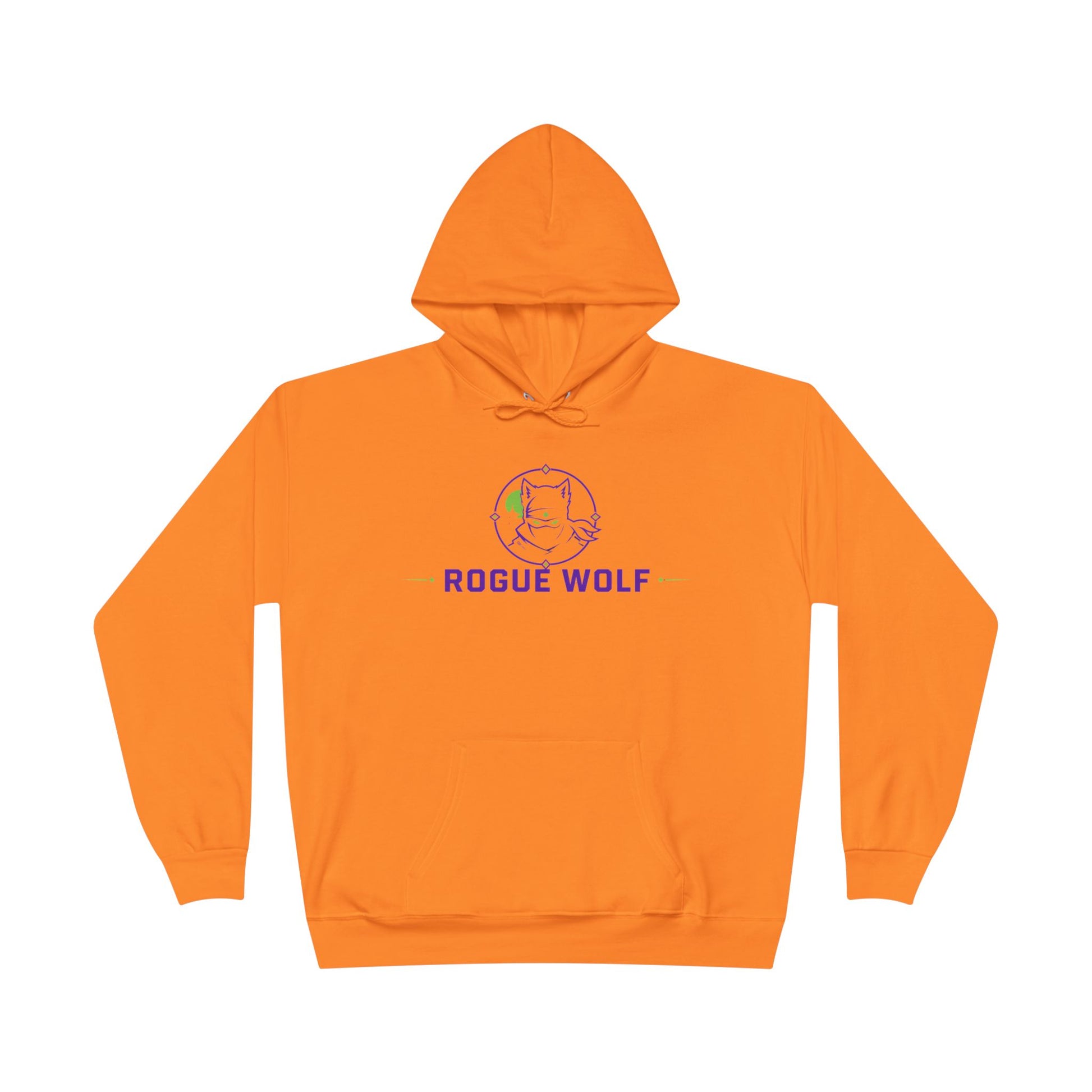 Rogue Wolf 'Lightswitch Lounge' Graphic Hoodie — Retro Neon B-Side Pullover