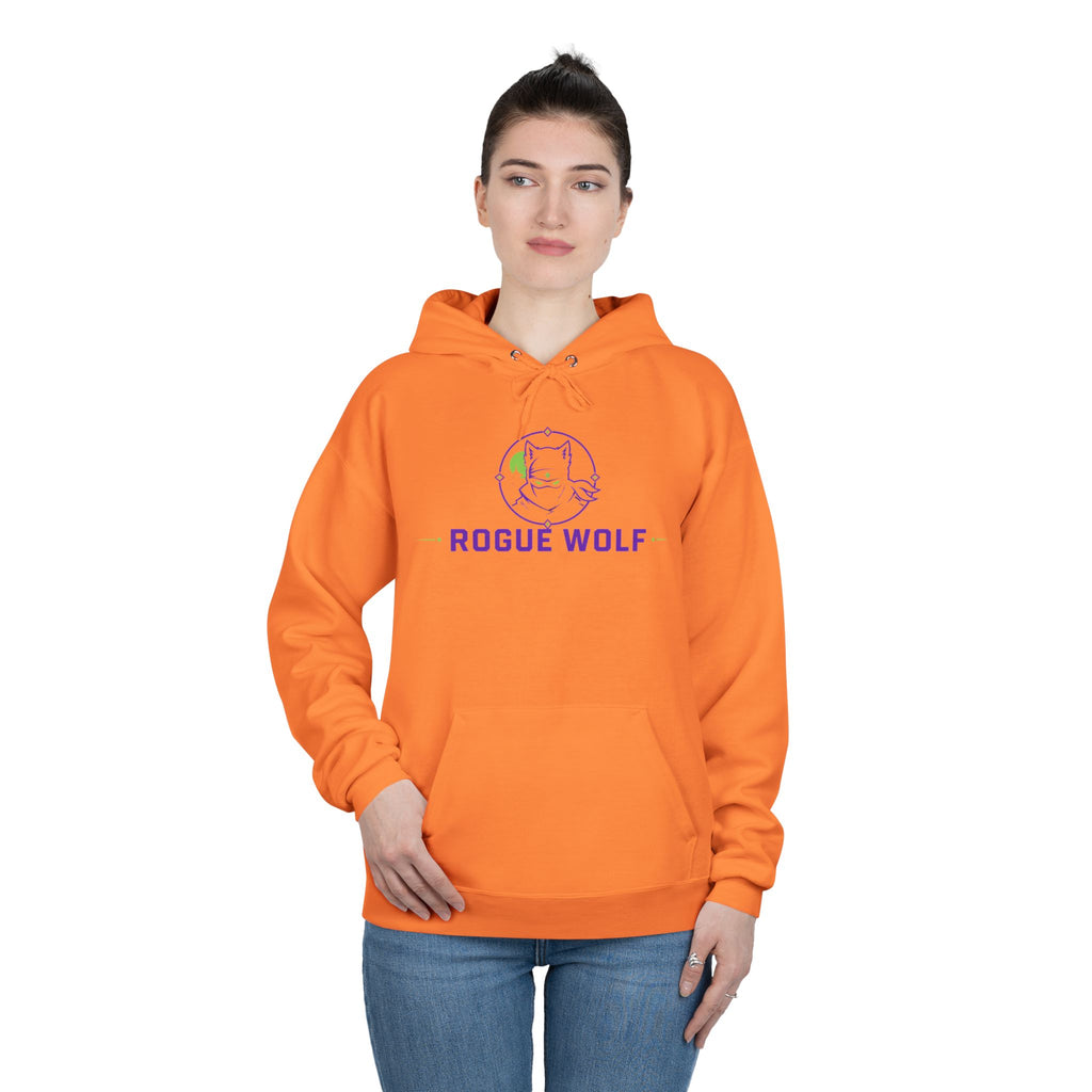 Rogue Wolf 'Lightswitch Lounge' Graphic Hoodie — Retro Neon B-Side Pullover Style 2