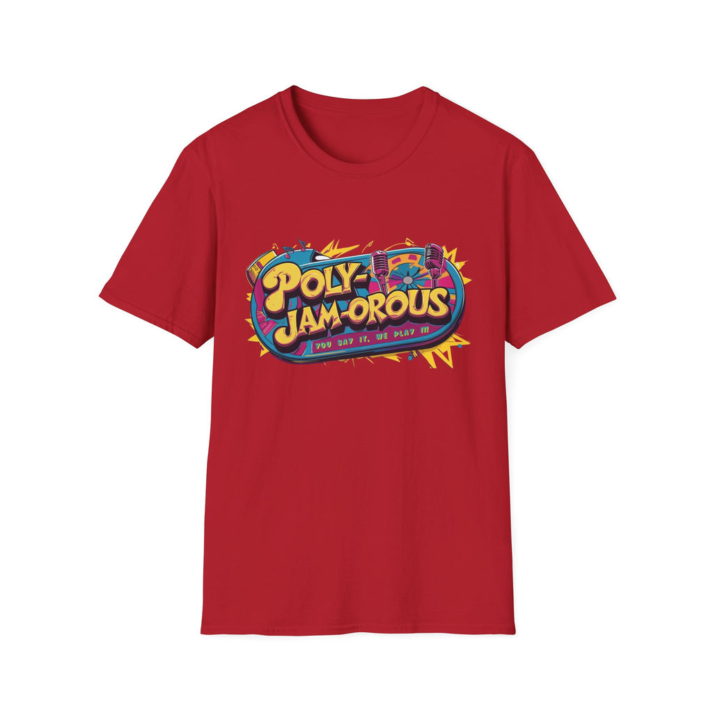 PolyJAMorous Jukebox Graphic T-Shirt, Unisex Softstyle Tee, Casual Wear