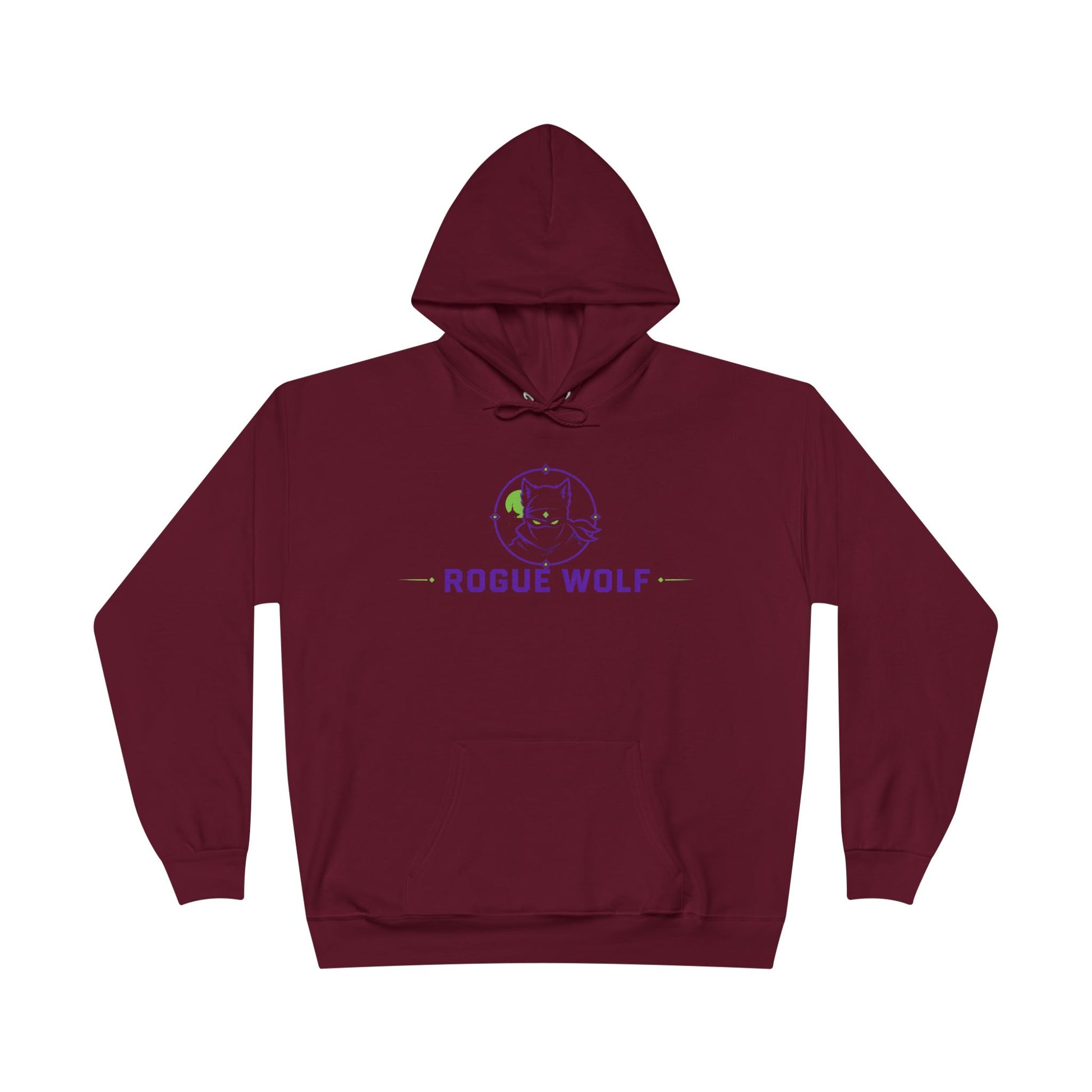 Rogue Wolf 'Lightswitch Lounge' Graphic Hoodie — Retro Neon B-Side Pullover Style 2