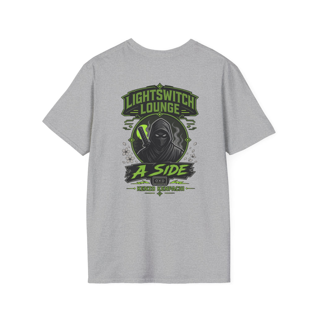 Lightswitch Lounge Kenzo A-Side Graphic T-Shirt, Unisex Softstyle Tee, Casual Wear