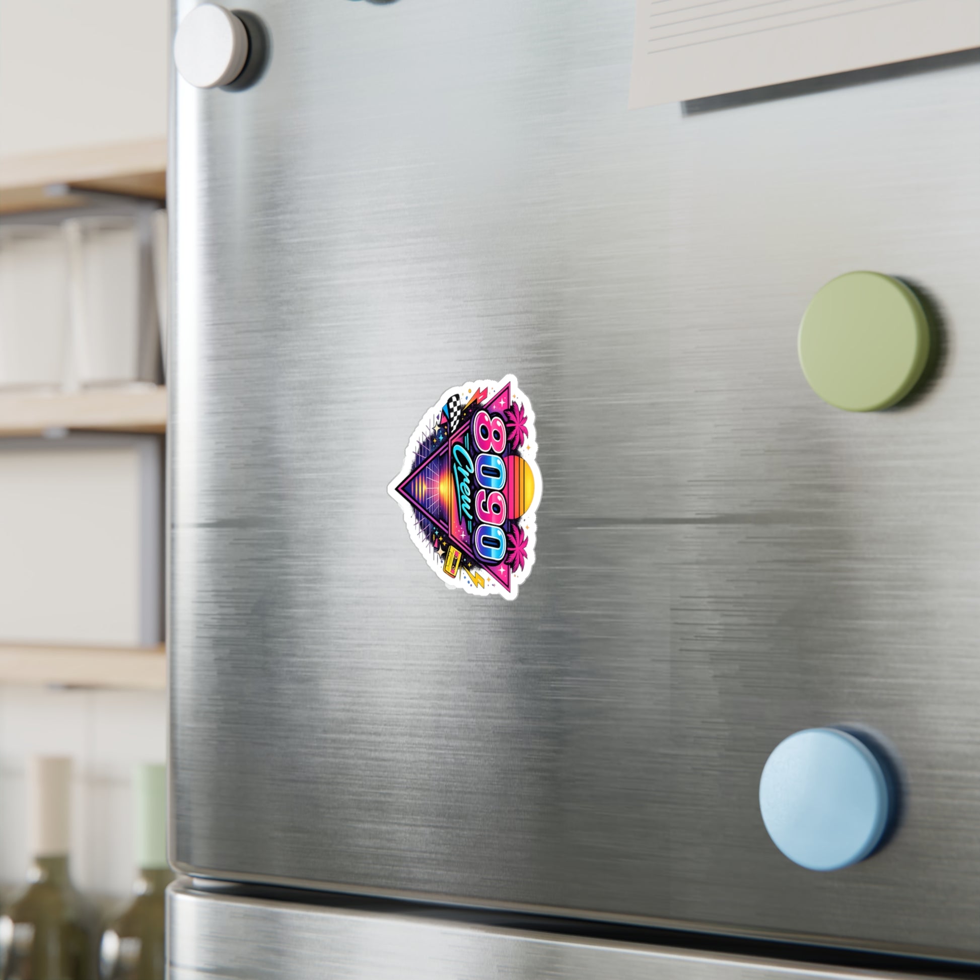 Crew Sticker — 8-0-9-0 for Kenzo's Lightswitch Lounge DJ Livestream (Kiss-Cut Vinyl Decal)