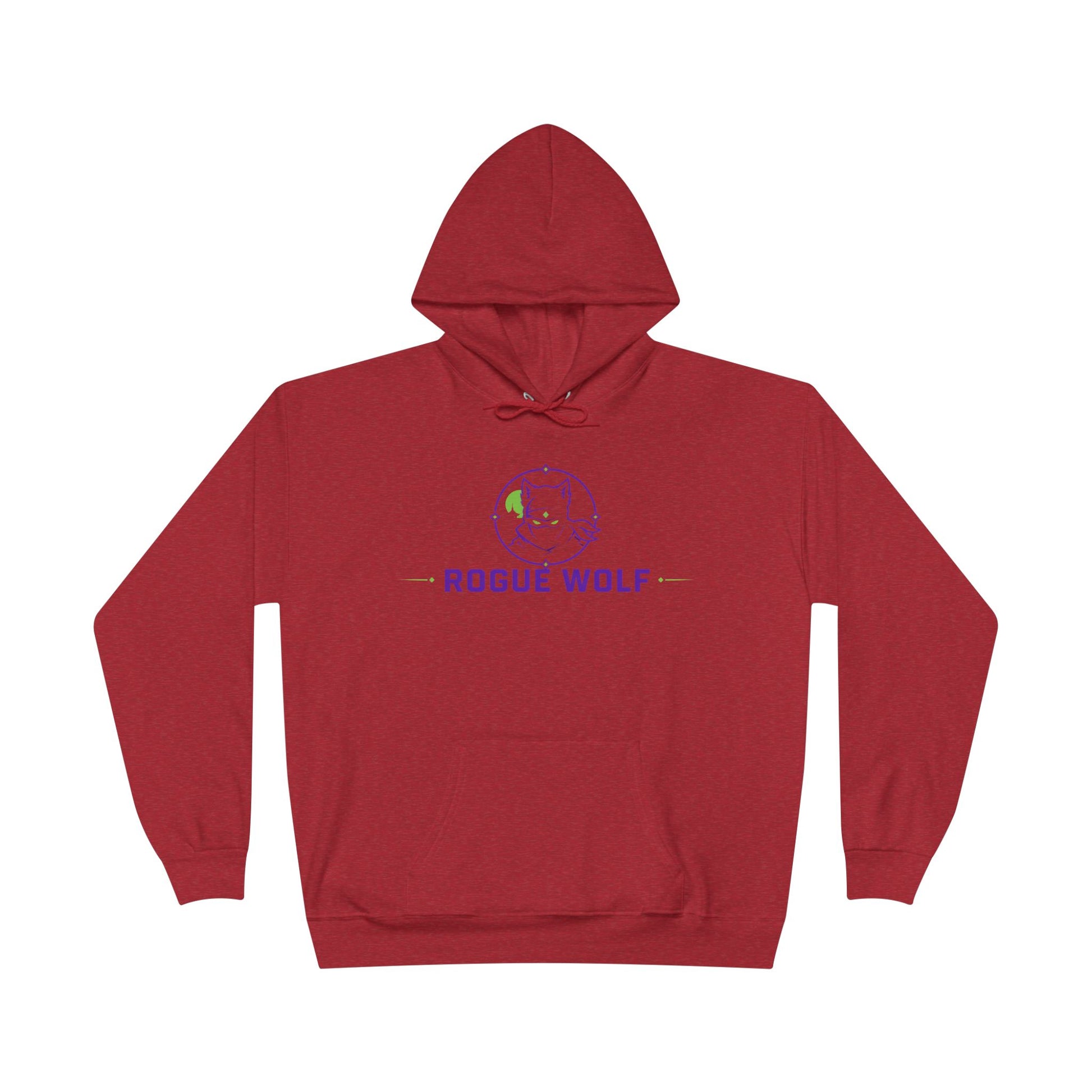 Rogue Wolf 'Lightswitch Lounge' Graphic Hoodie — Retro Neon B-Side Pullover
