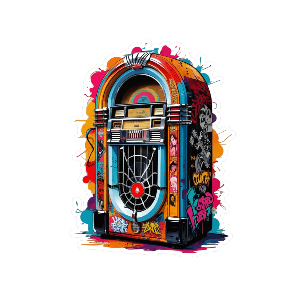 Jukebox Vinyl Decals | Anime Wall Art, Stickers for Fans, Home Decor, Laptop Decoration, Gift Ideas