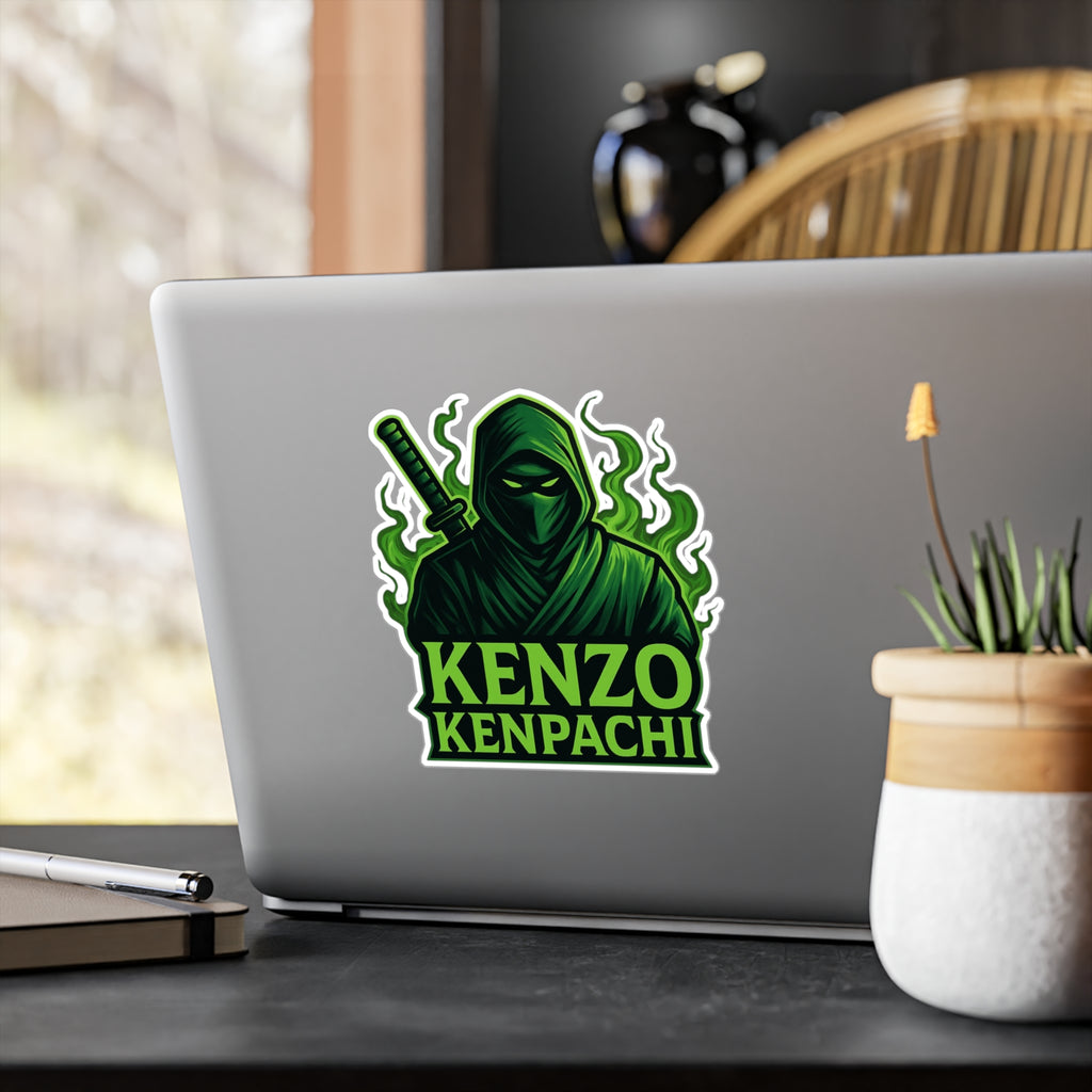 Kenzo Kenpachi Vinyl Decals | Anime Wall Art, Stickers for Fans, Home Decor, Laptop Decoration, Gift Ideas