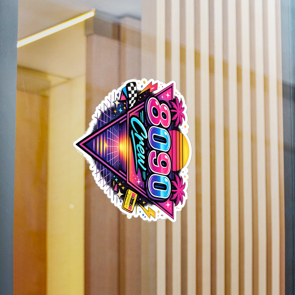 Crew Sticker — 8-0-9-0 for Kenzo's Lightswitch Lounge DJ Livestream (Kiss-Cut Vinyl Decal)