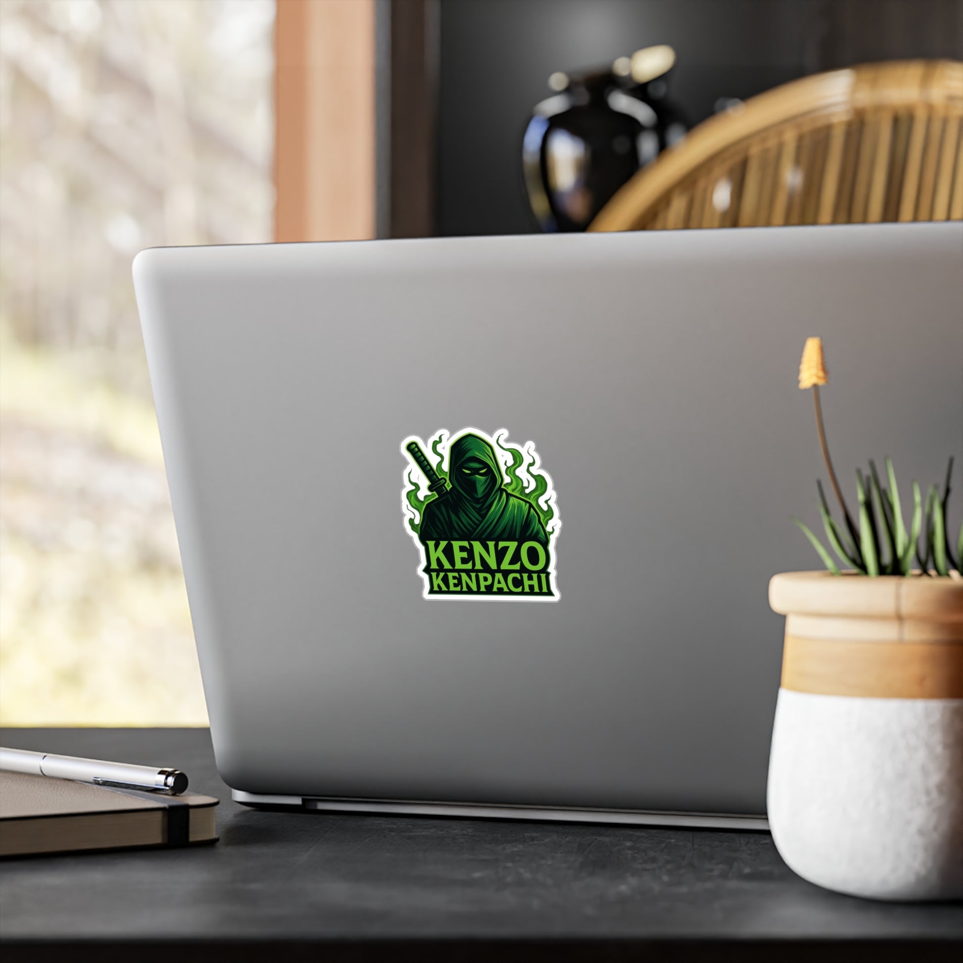 Kenzo Kenpachi Vinyl Decals | Anime Wall Art, Stickers for Fans, Home Decor, Laptop Decoration, Gift Ideas