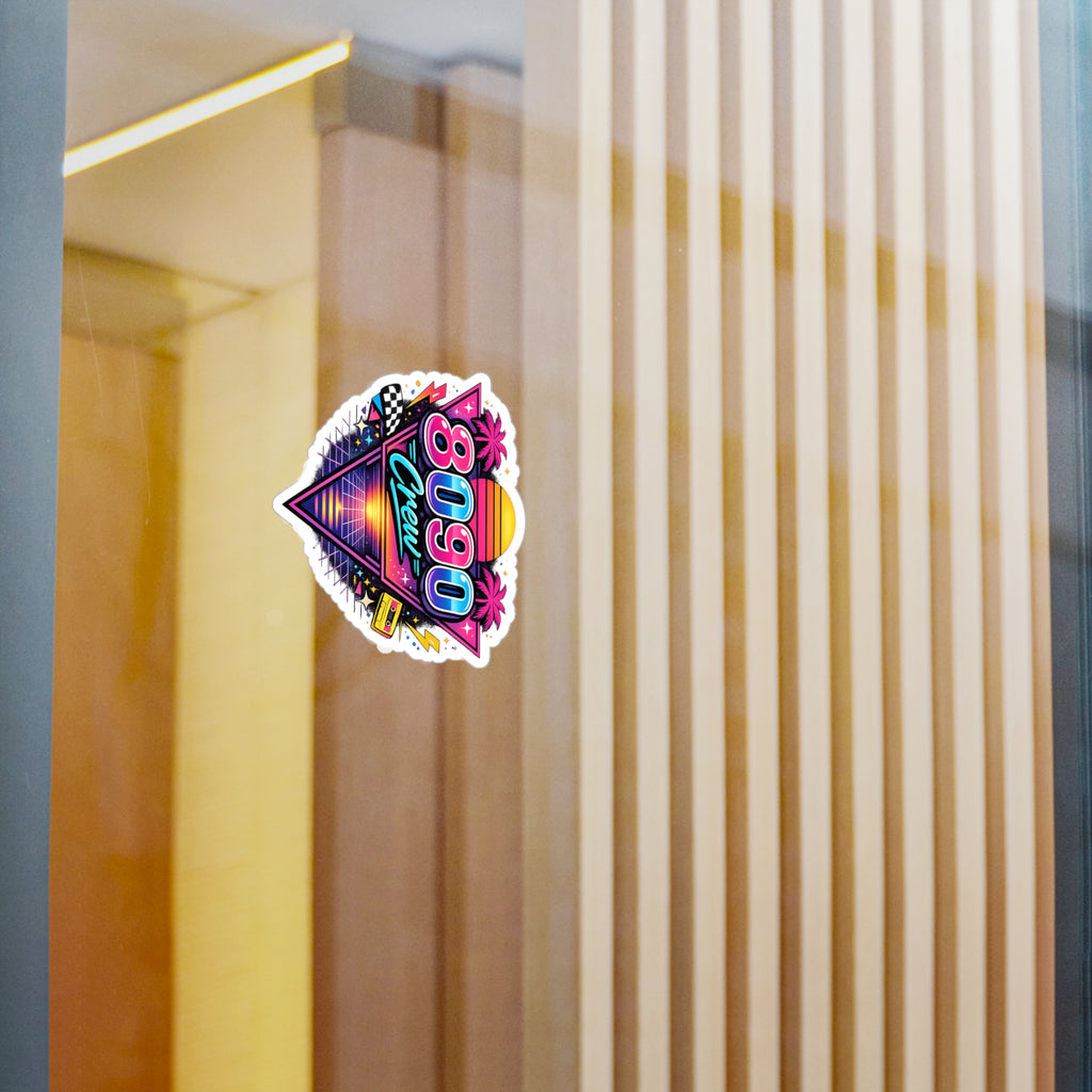 Crew Sticker — 8-0-9-0 for Kenzo's Lightswitch Lounge DJ Livestream (Kiss-Cut Vinyl Decal)