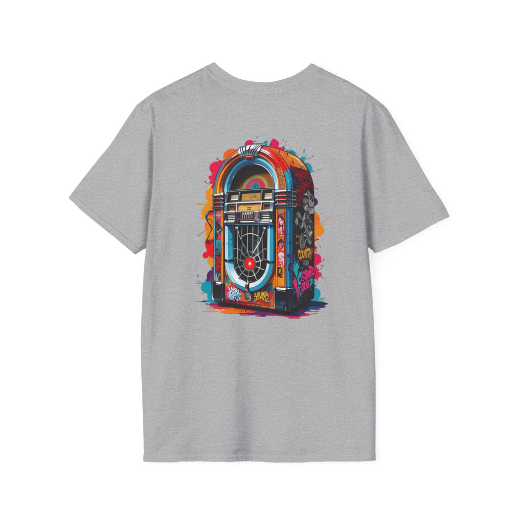 PolyJAMorous Jukebox Graphic T-Shirt, Unisex Softstyle Tee, Casual Wear