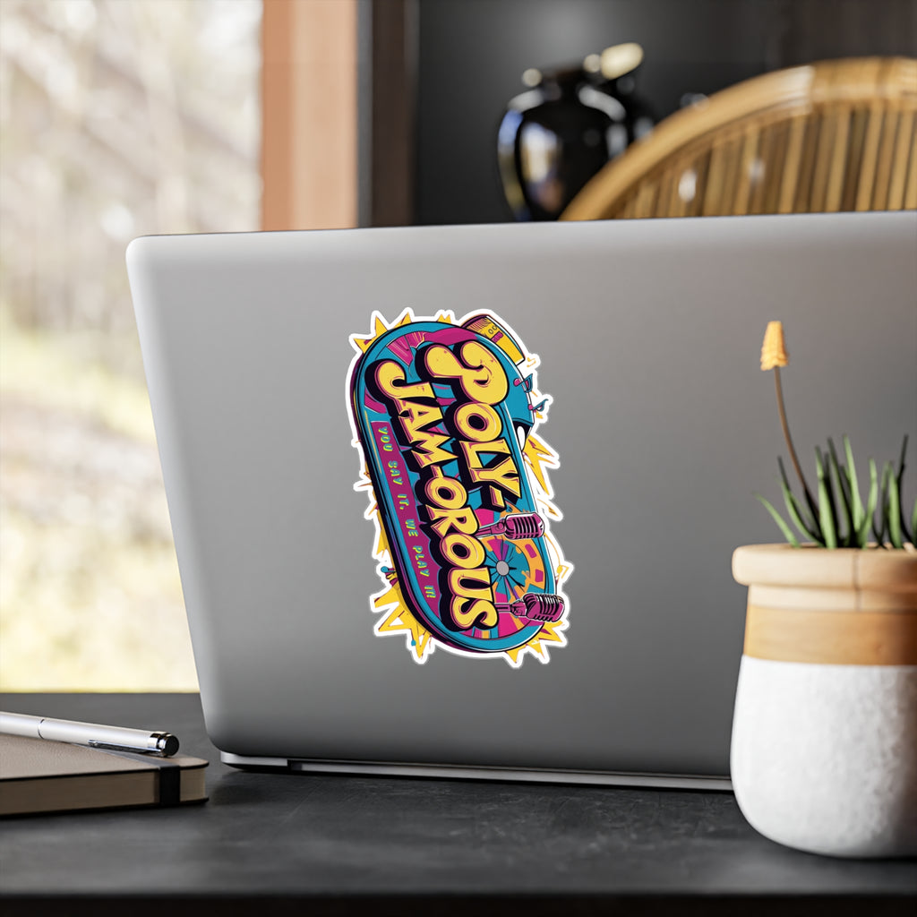PolyJAMorous Vinyl Decals | Anime Wall Art, Stickers for Fans, Home Decor, Laptop Decoration, Gift Ideas