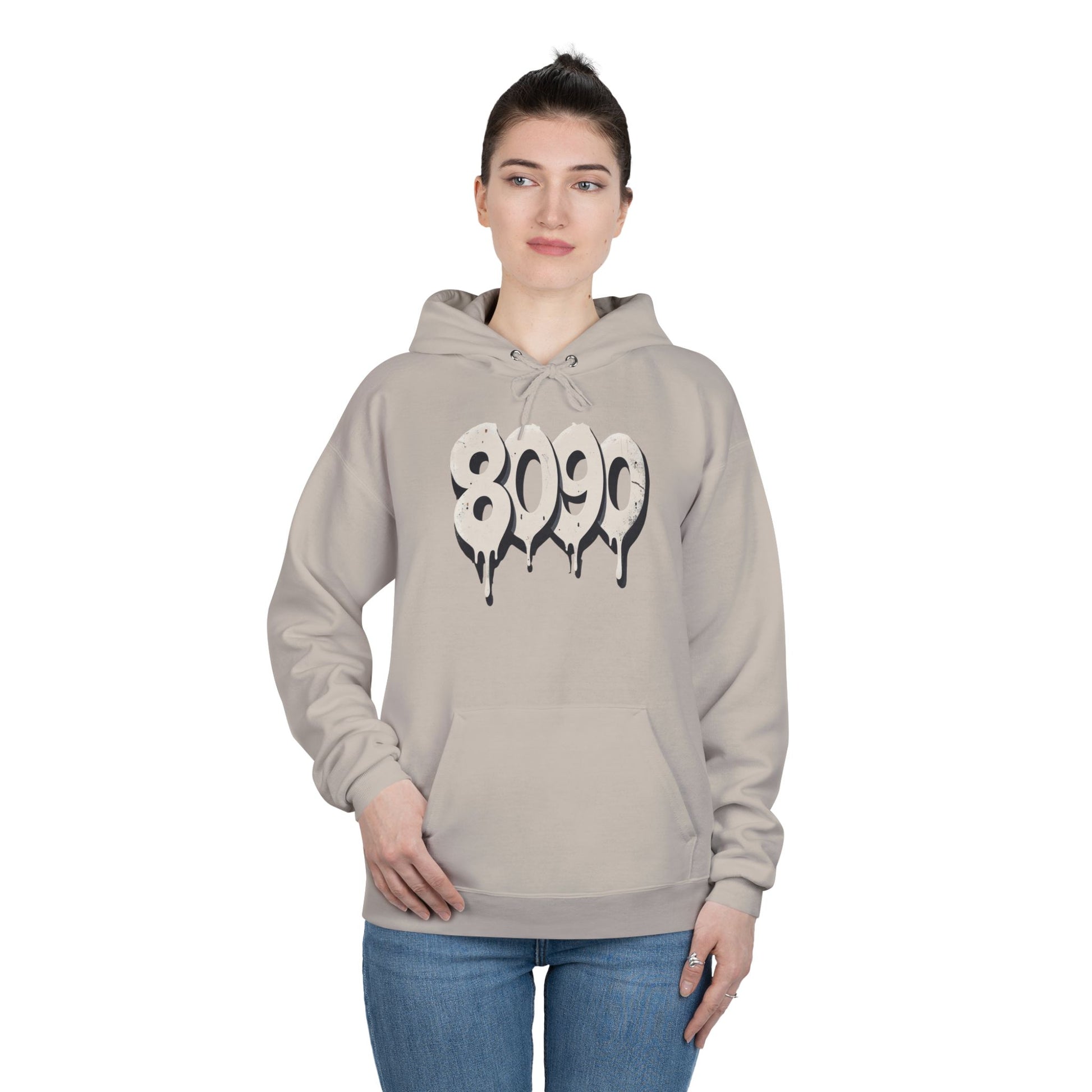 8-0-9-0 Crew Basic Hoodie | Unique Graphic Pullover Sweatshirt for Music Lovers