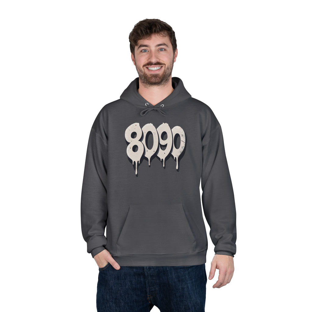 8-0-9-0 Crew Basic Hoodie | Unique Graphic Pullover Sweatshirt for Music Lovers