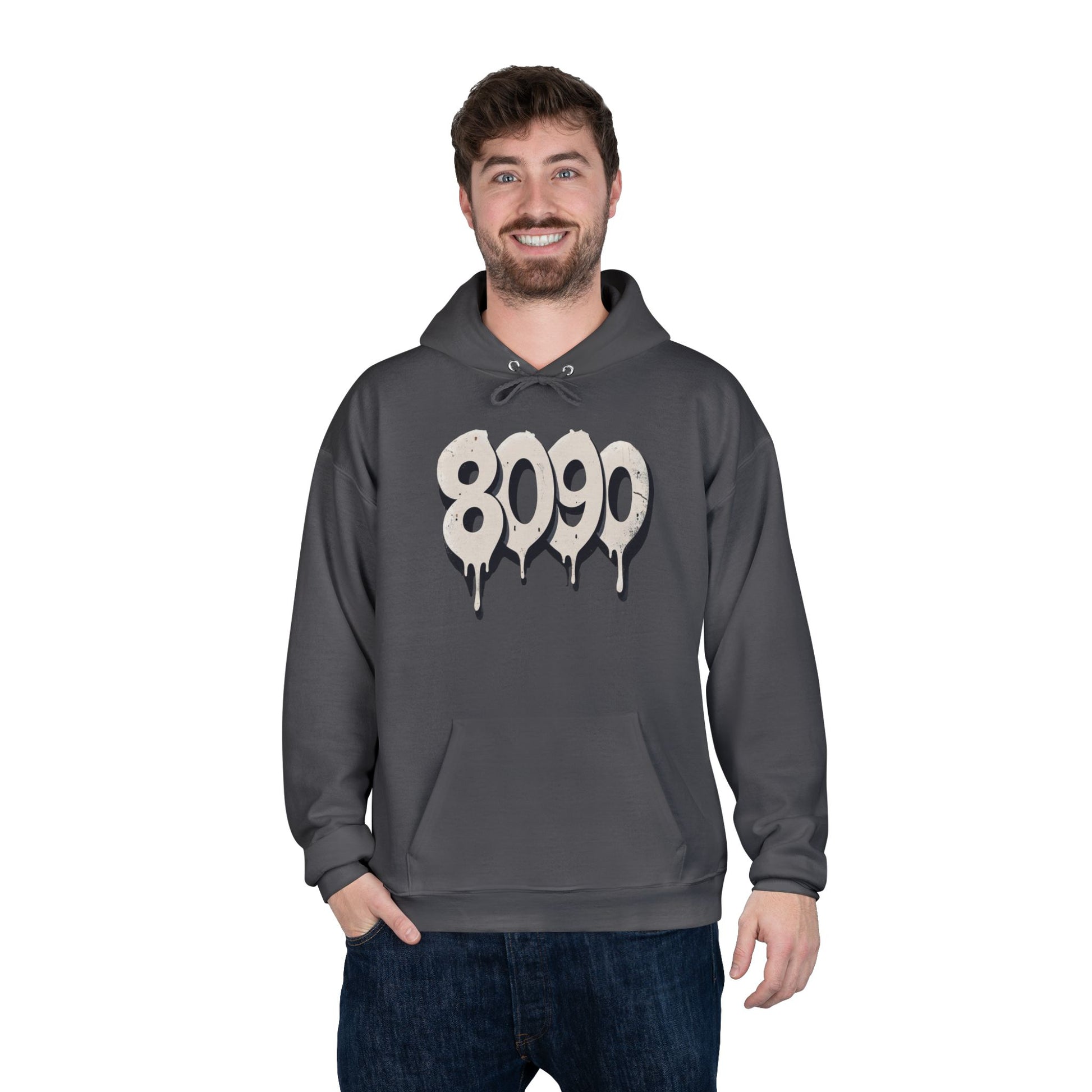 8-0-9-0 Crew Basic Hoodie | Unique Graphic Pullover Sweatshirt for Music Lovers
