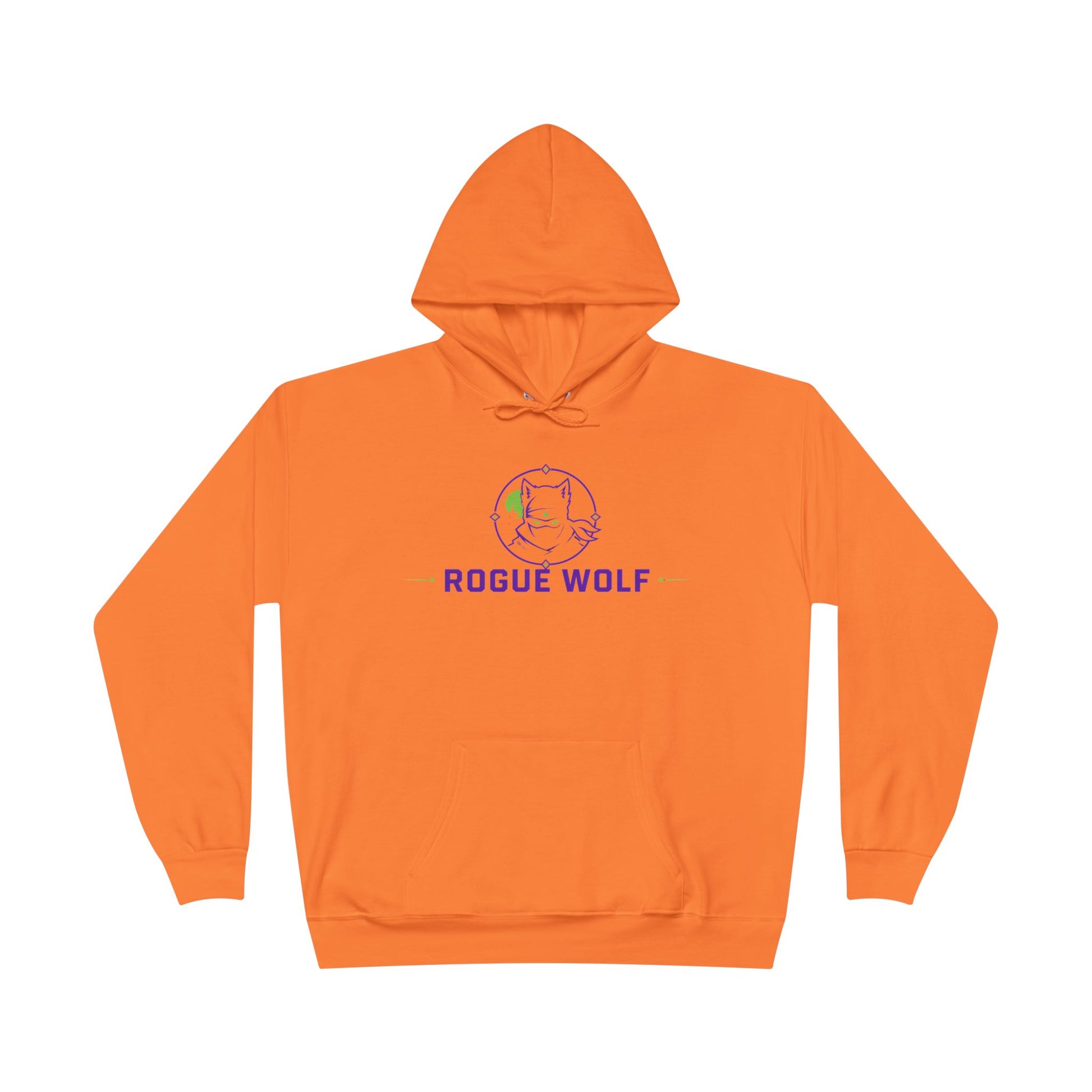 Rogue Wolf 'Lightswitch Lounge' Graphic Hoodie — Retro Neon B-Side Pullover