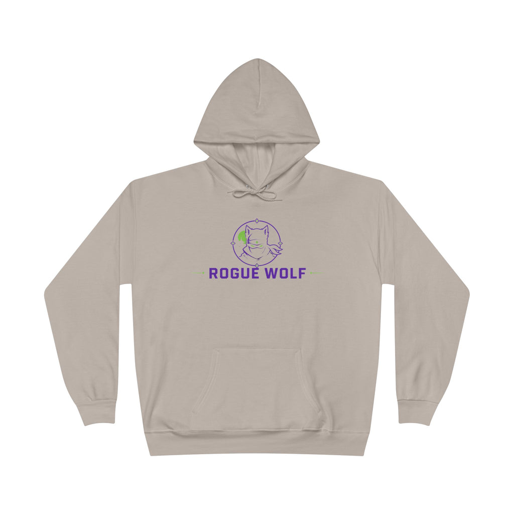 Rogue Wolf 'Lightswitch Lounge' Graphic Hoodie — Retro Neon B-Side Pullover