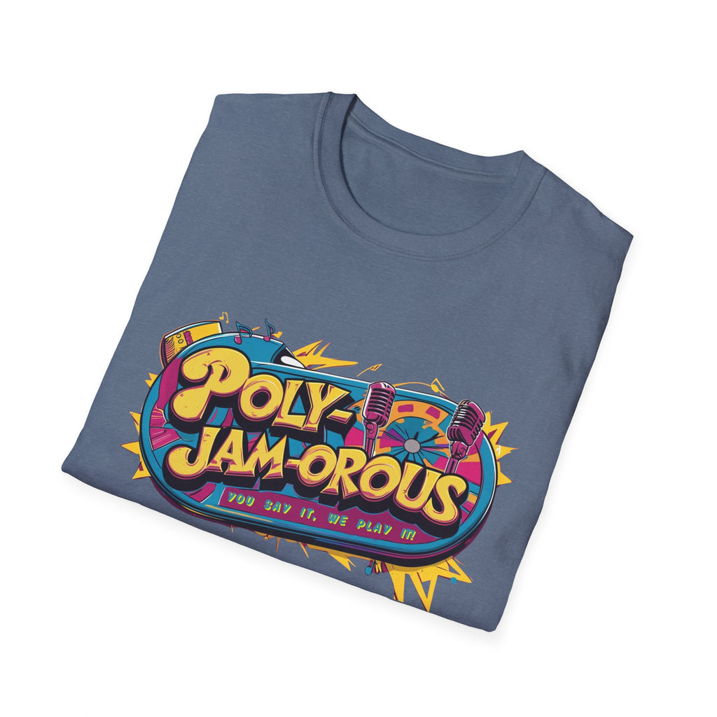 PolyJAMorous Jukebox Graphic T-Shirt, Unisex Softstyle Tee, Casual Wear