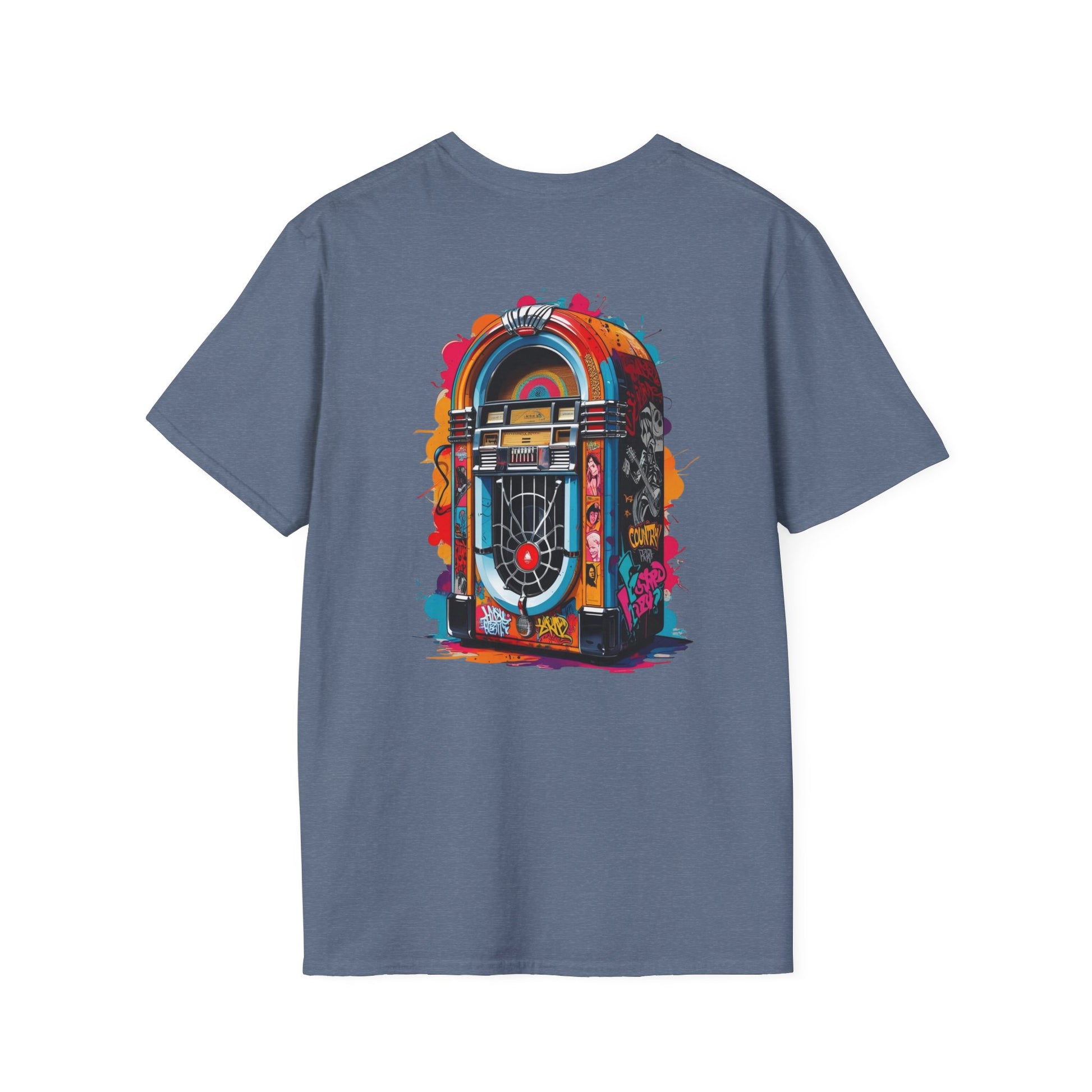PolyJAMorous Jukebox Graphic T-Shirt, Unisex Softstyle Tee, Casual Wear
