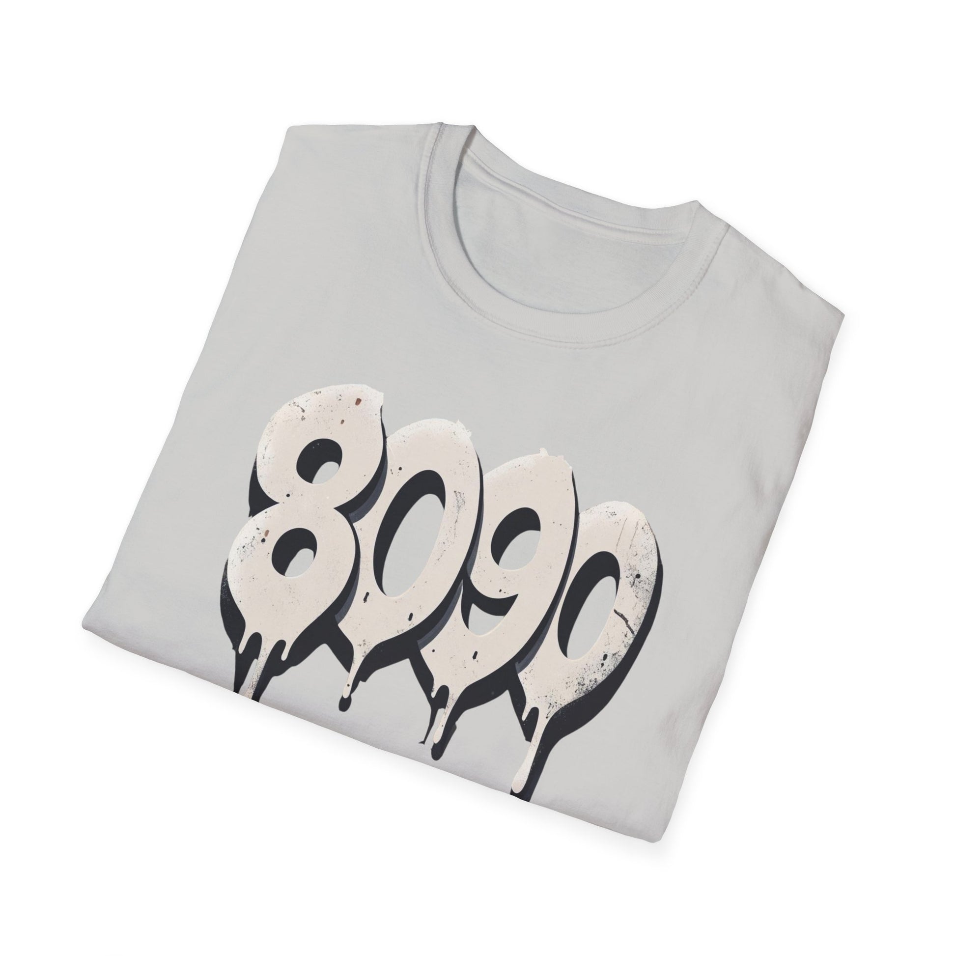 8-0-9-0 Crew Basic Graphic T-Shirt, Unisex Softstyle Tee, Casual Wear
