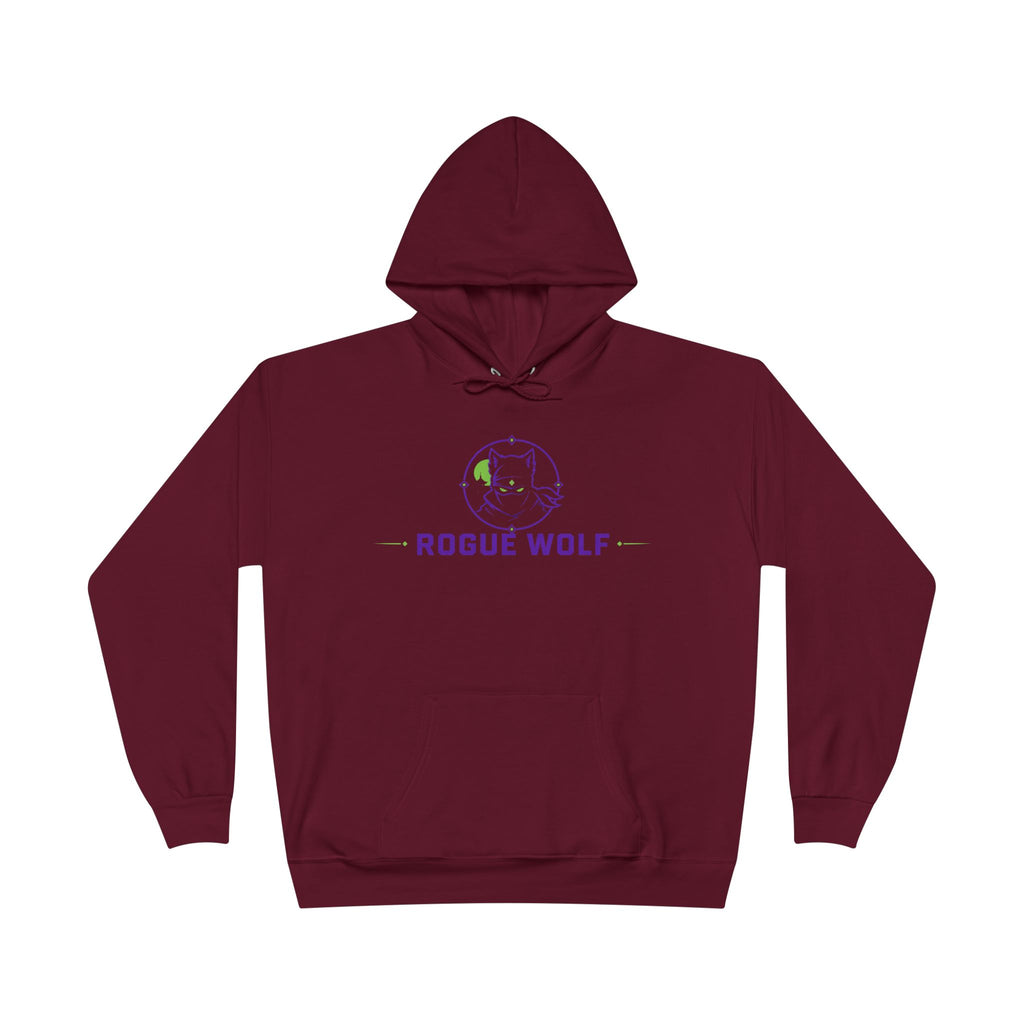 Rogue Wolf 'Lightswitch Lounge' Graphic Hoodie — Retro Neon B-Side Pullover