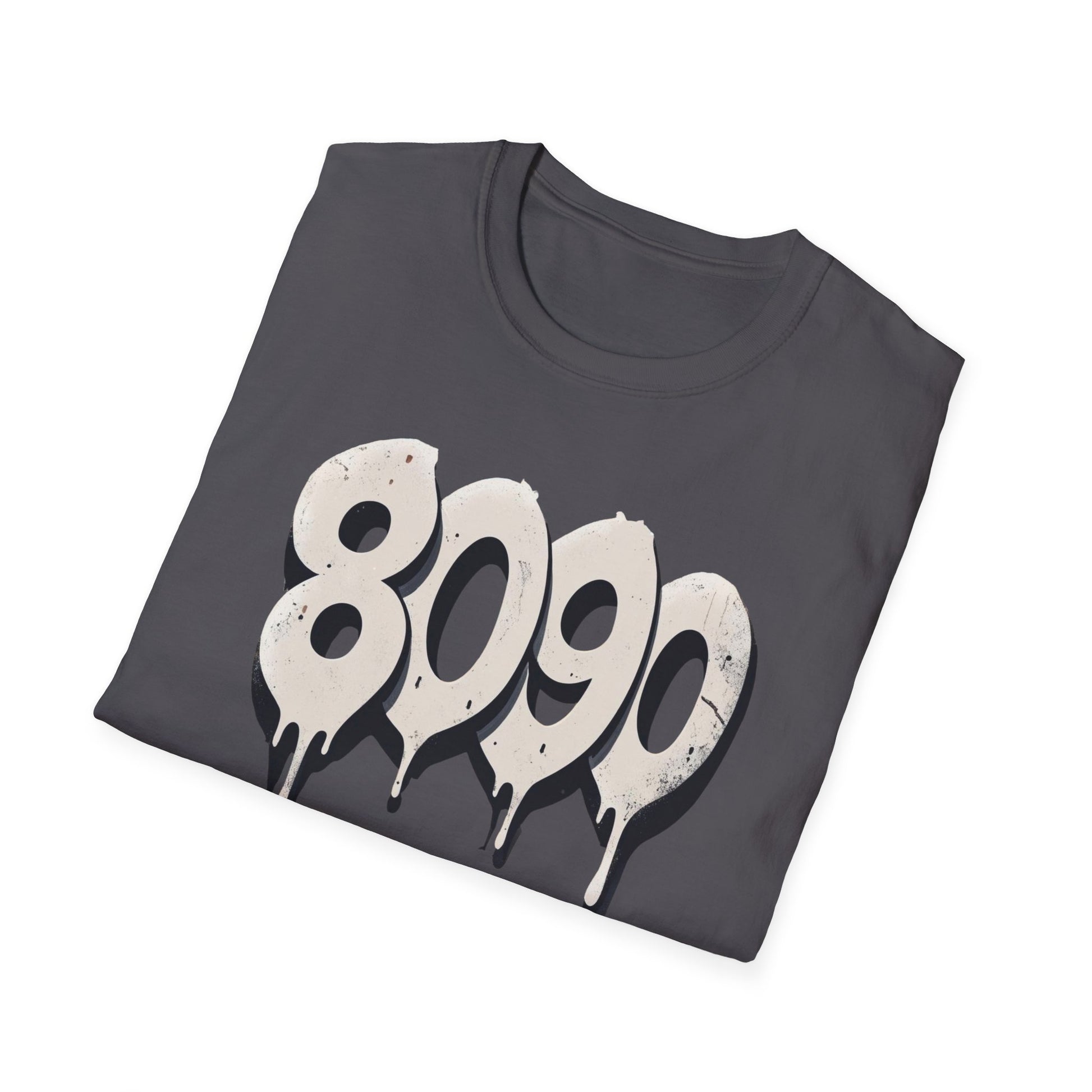 8-0-9-0 Crew Basic Graphic T-Shirt, Unisex Softstyle Tee, Casual Wear
