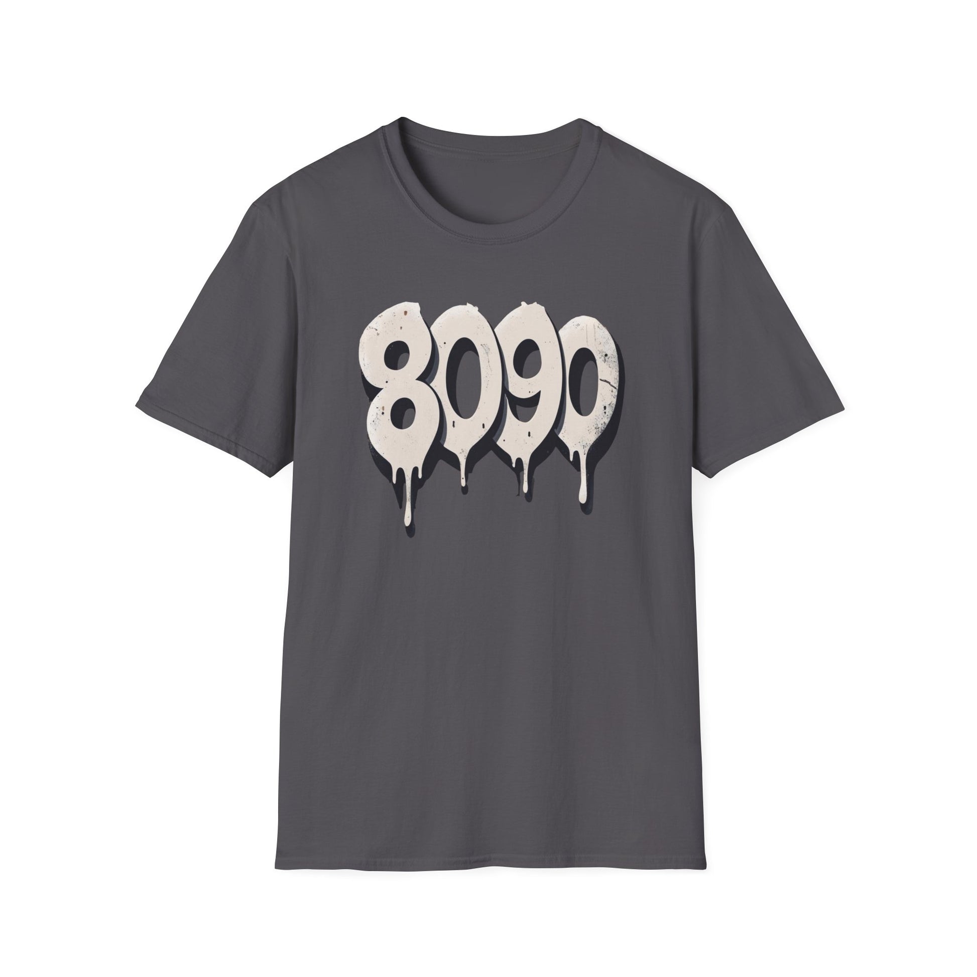 8-0-9-0 Crew Basic Graphic T-Shirt, Unisex Softstyle Tee, Casual Wear
