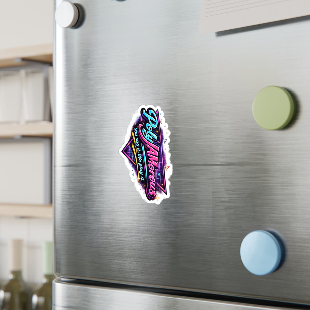 PolyJAMorous Sticker — Kiss-Cut Vinyl Decal for Kenzo Live DJ Stream