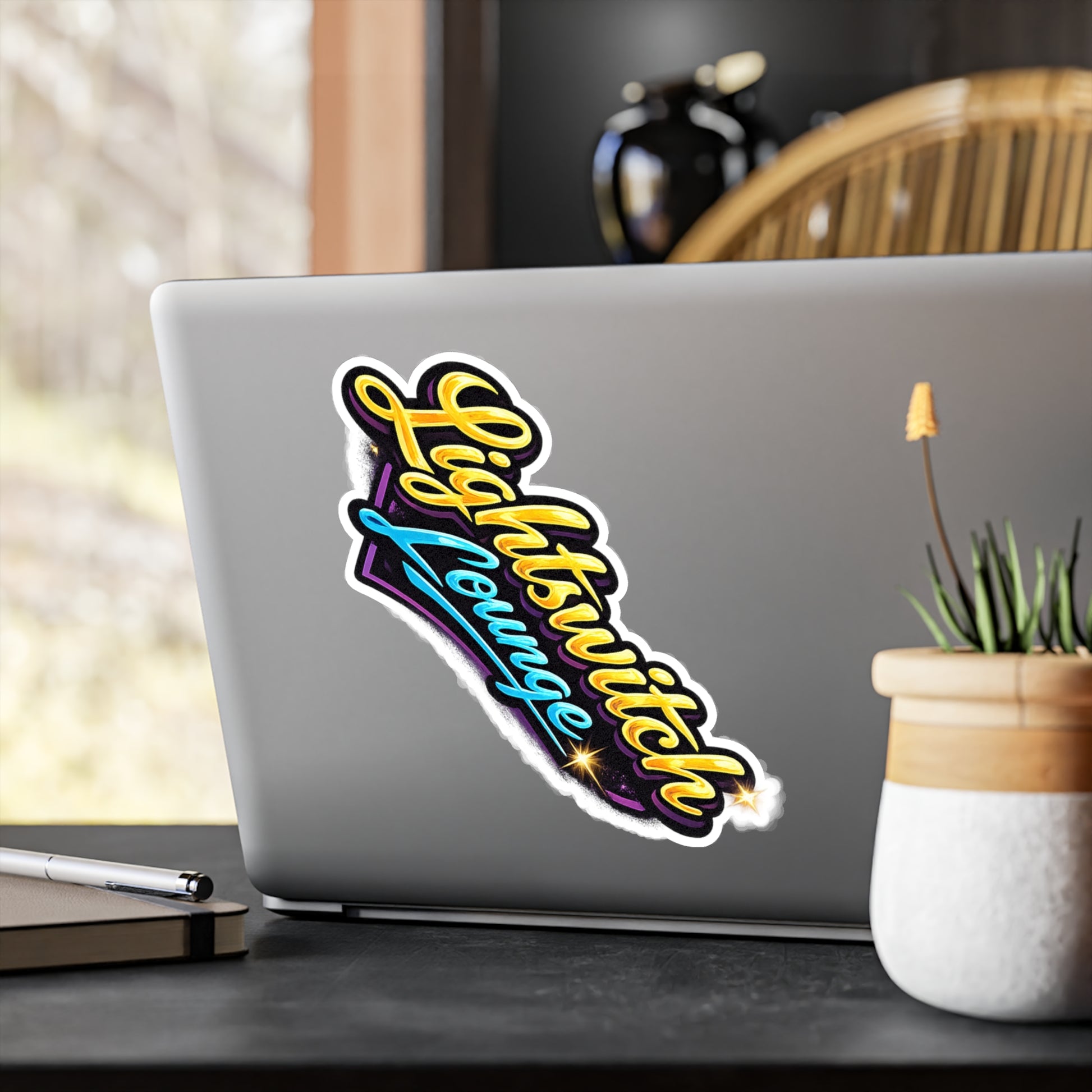Lightswitch Lounge DJ Stream Sticker — Kenzo Live Kiss-Cut Vinyl Decal
