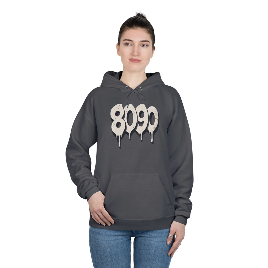 8-0-9-0 Crew Basic Hoodie | Unique Graphic Pullover Sweatshirt for Music Lovers