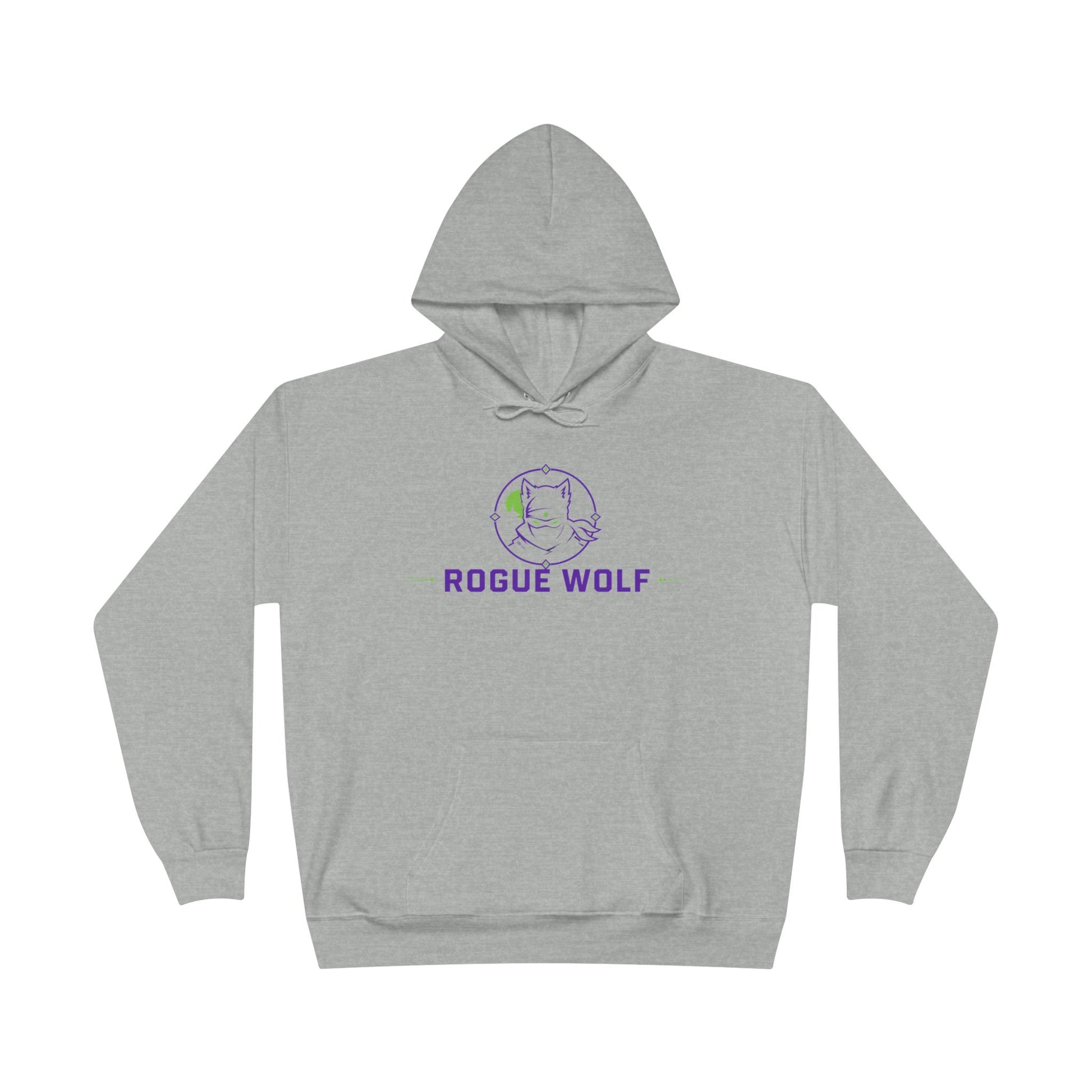 Rogue Wolf 'Lightswitch Lounge' Graphic Hoodie — Retro Neon B-Side Pullover