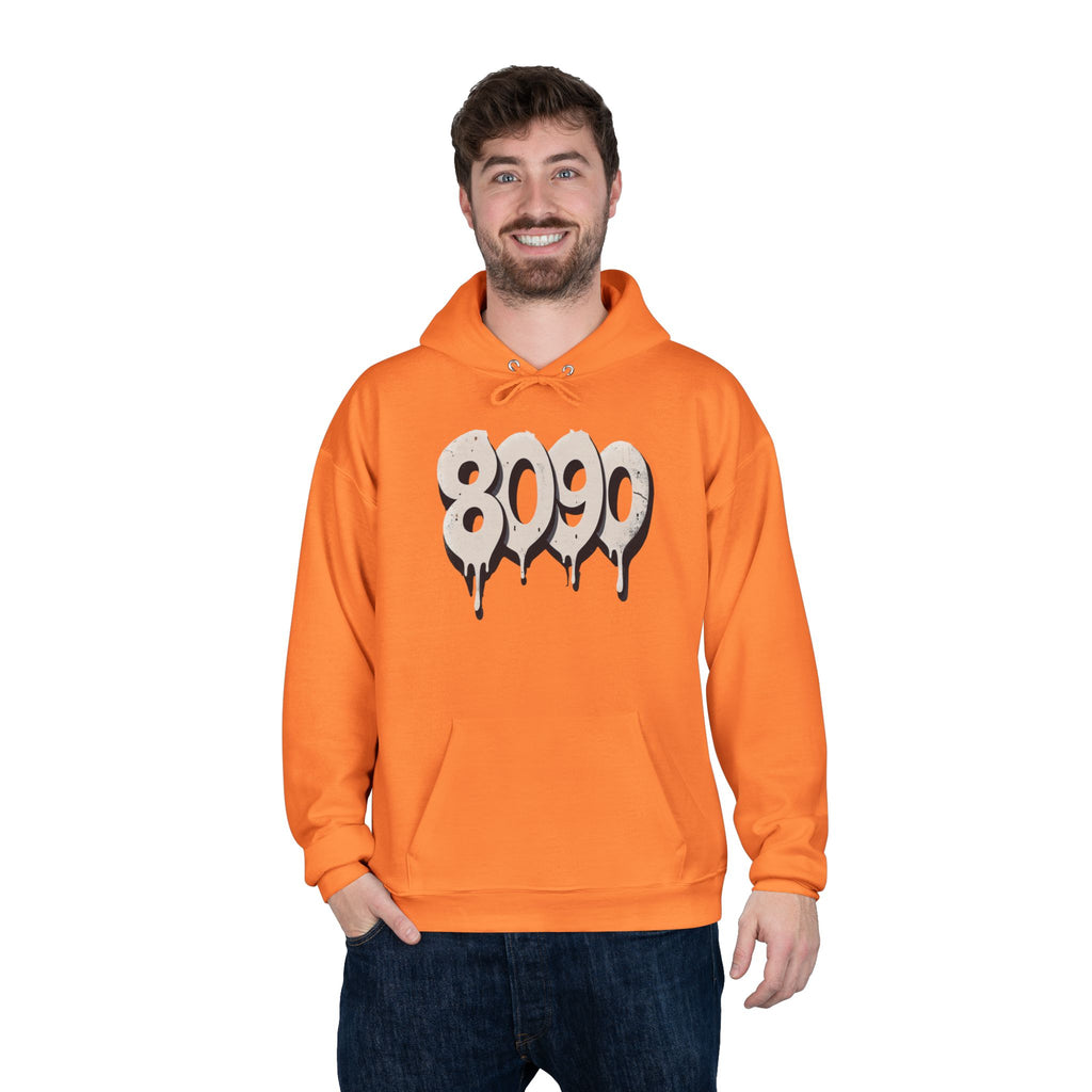 8-0-9-0 Crew Basic Hoodie | Unique Graphic Pullover Sweatshirt for Music Lovers