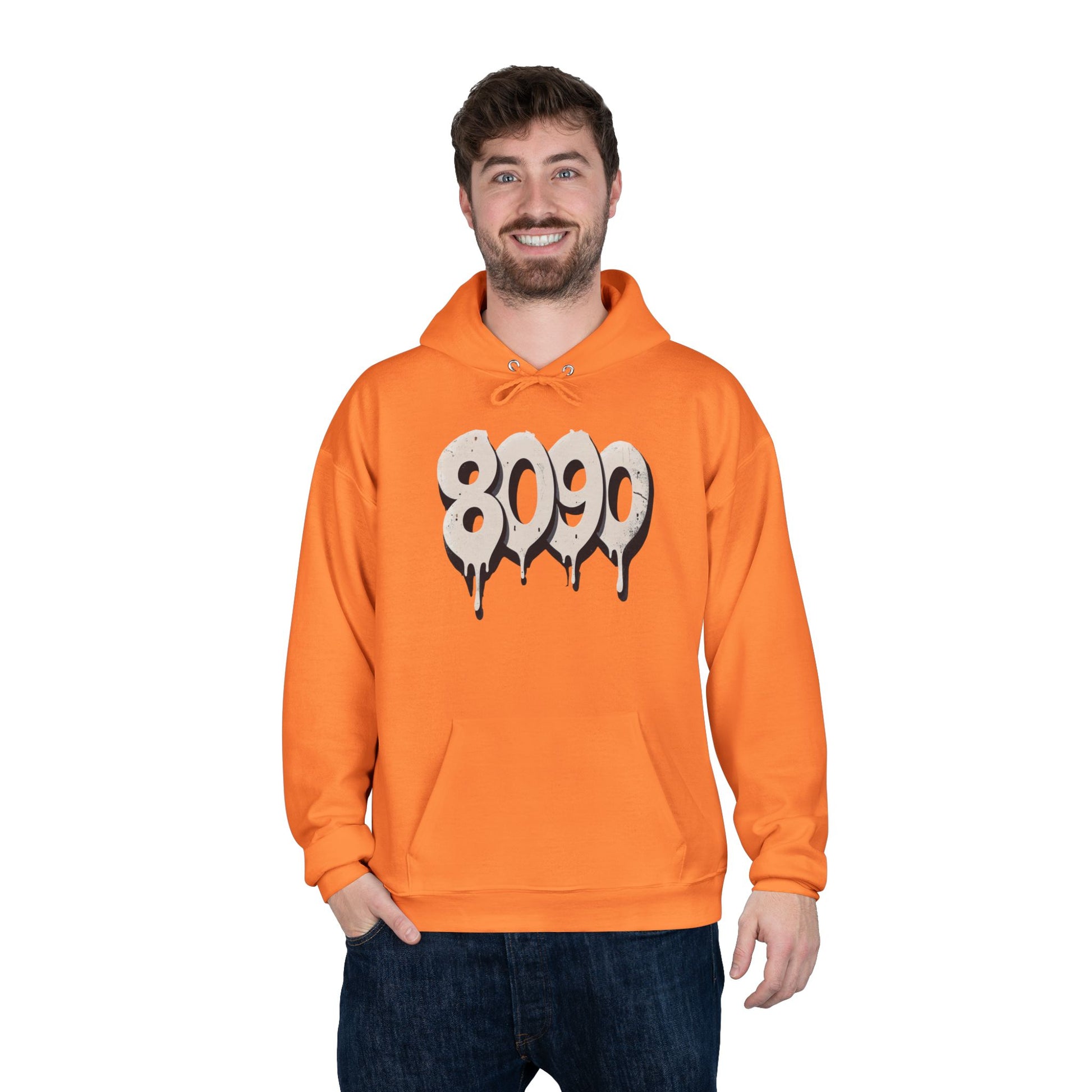 8-0-9-0 Crew Basic Hoodie | Unique Graphic Pullover Sweatshirt for Music Lovers