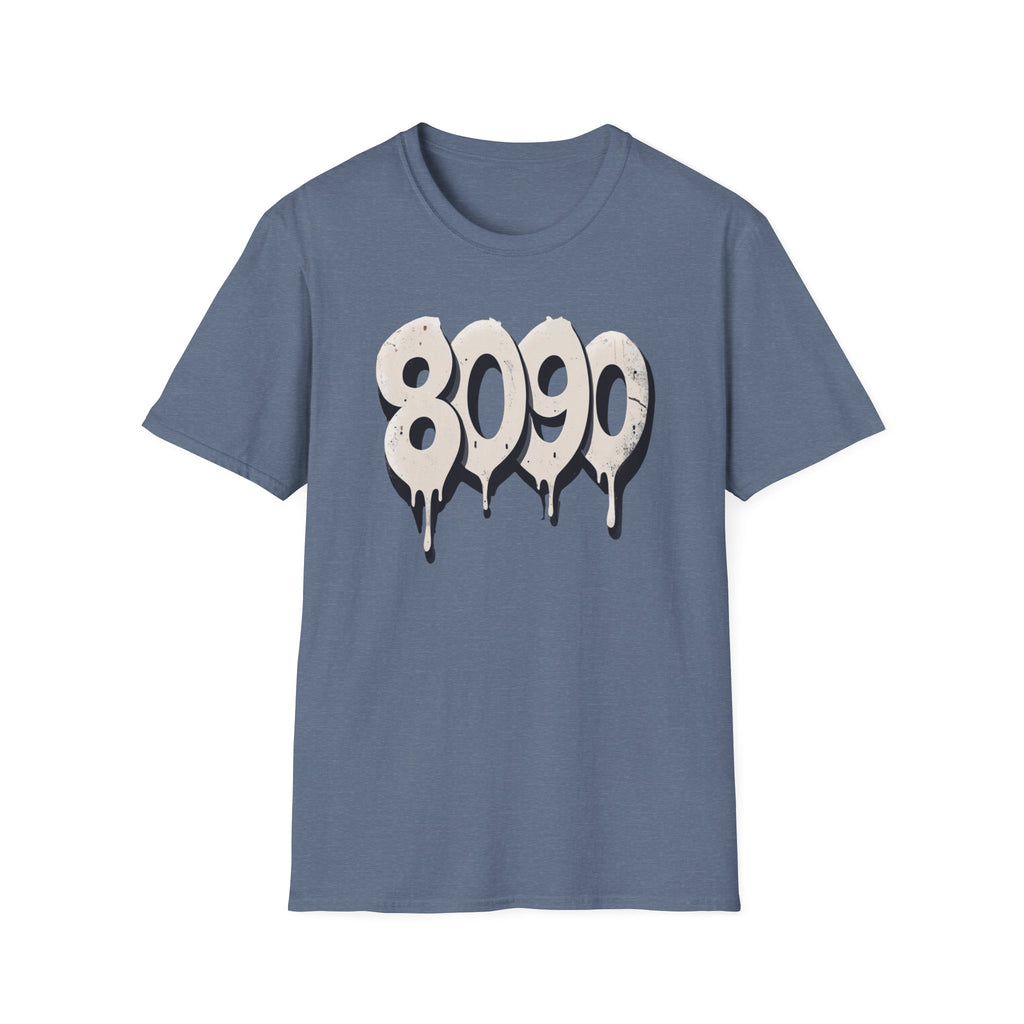 8-0-9-0 Crew Basic Graphic T-Shirt, Unisex Softstyle Tee, Casual Wear